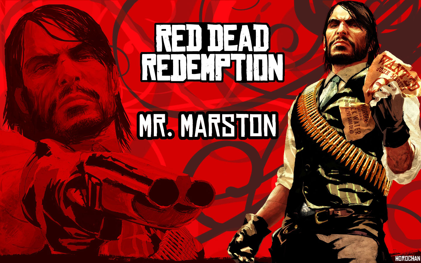 Скачати мобільні шпалери Red Dead Redemption, Червоні Мерці, Відеогра безкоштовно.