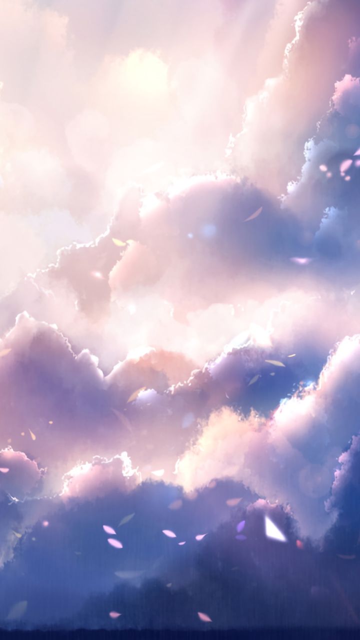 Download mobile wallpaper Anime, Sky for free.