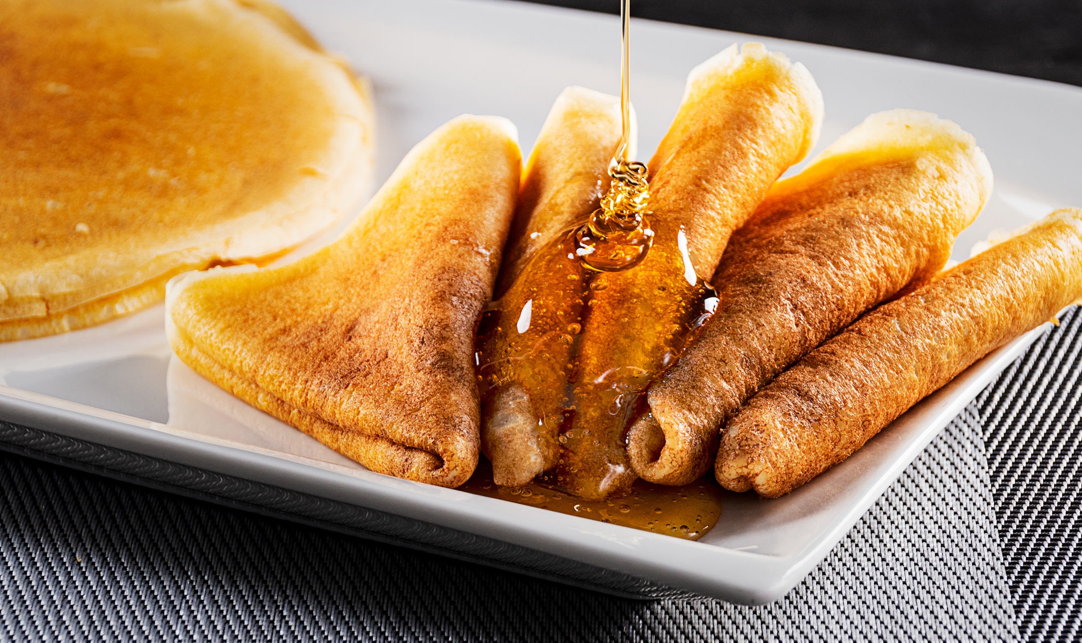 Download mobile wallpaper Food, Honey, Crêpe for free.