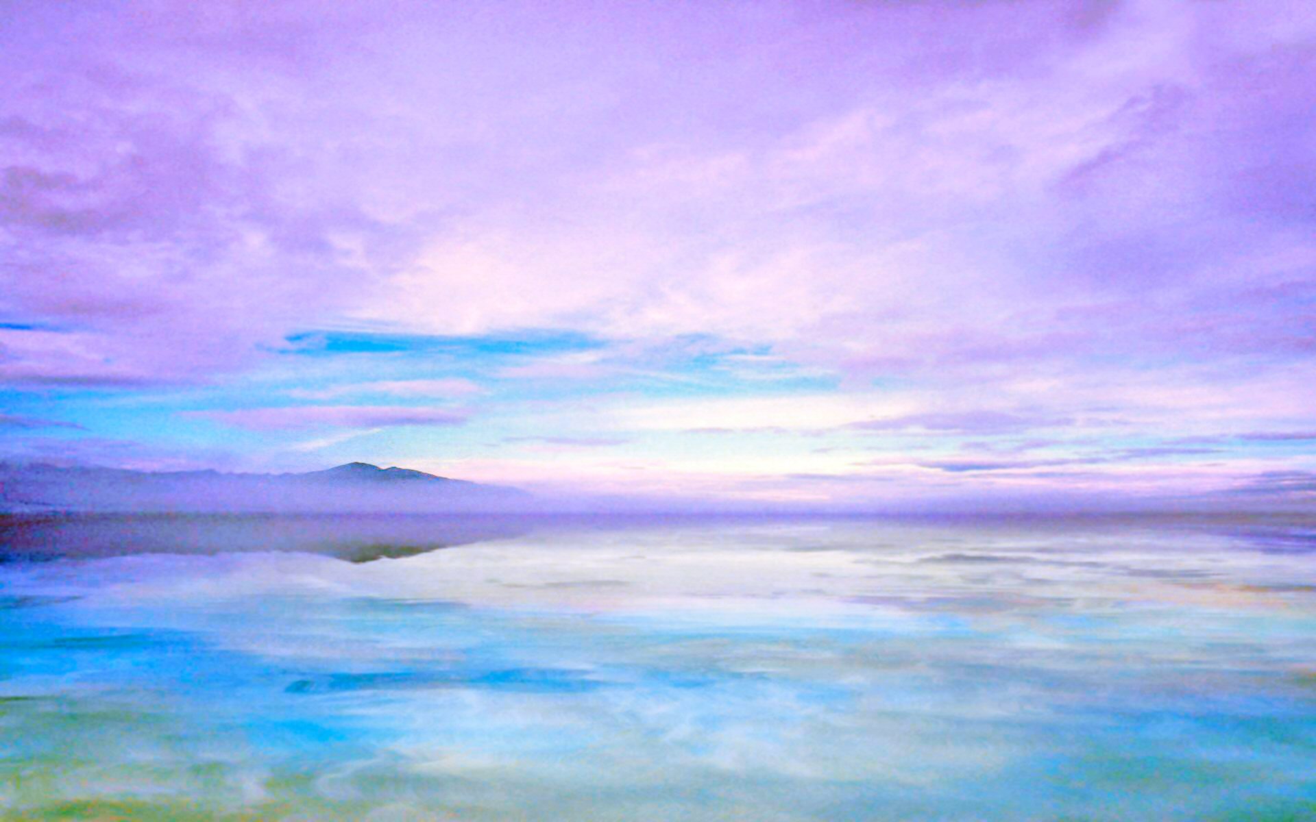 lilac, earth, scenic, cloud, colorful, horizon, pastel for Windows