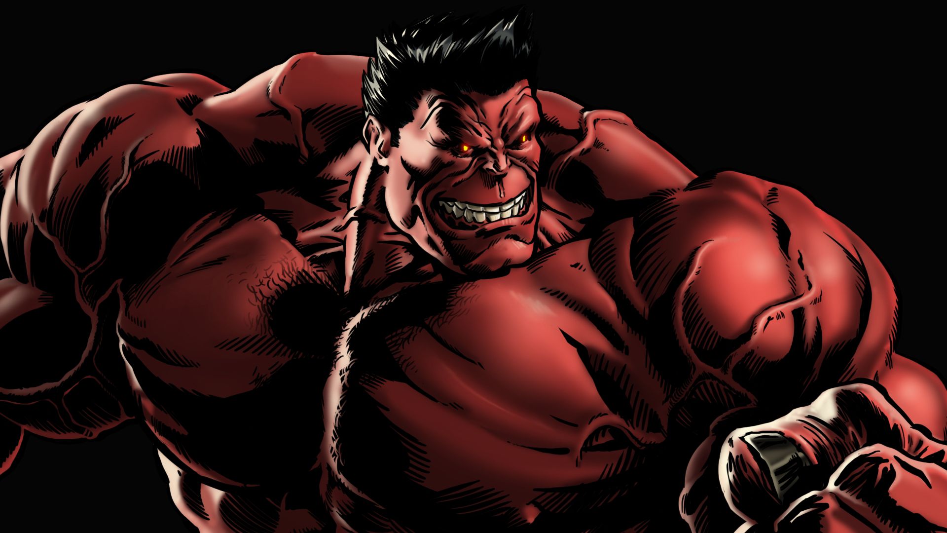 Descarga gratuita de fondo de pantalla para móvil de Historietas, Hulk Rojo.