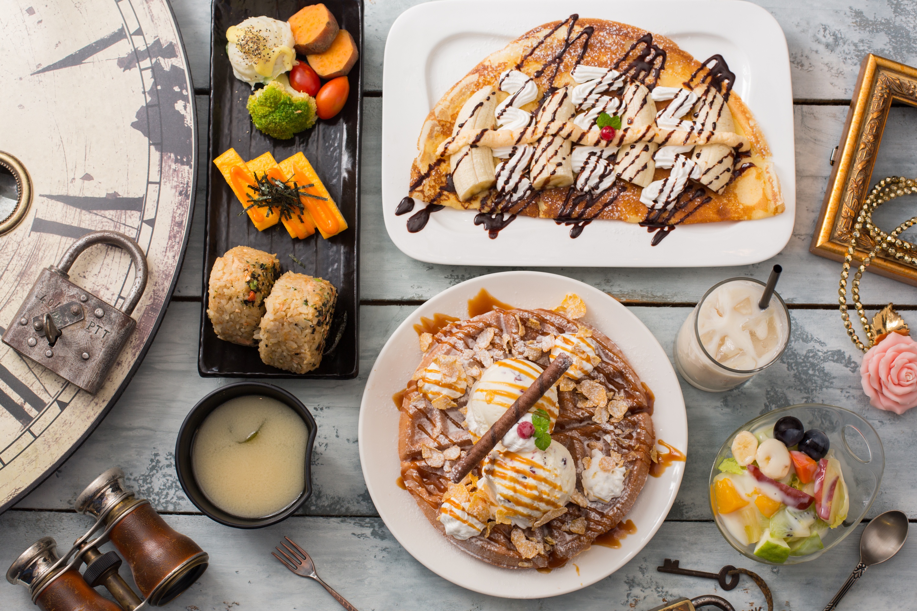 Download mobile wallpaper Food, Dessert, Still Life, Waffle for free.