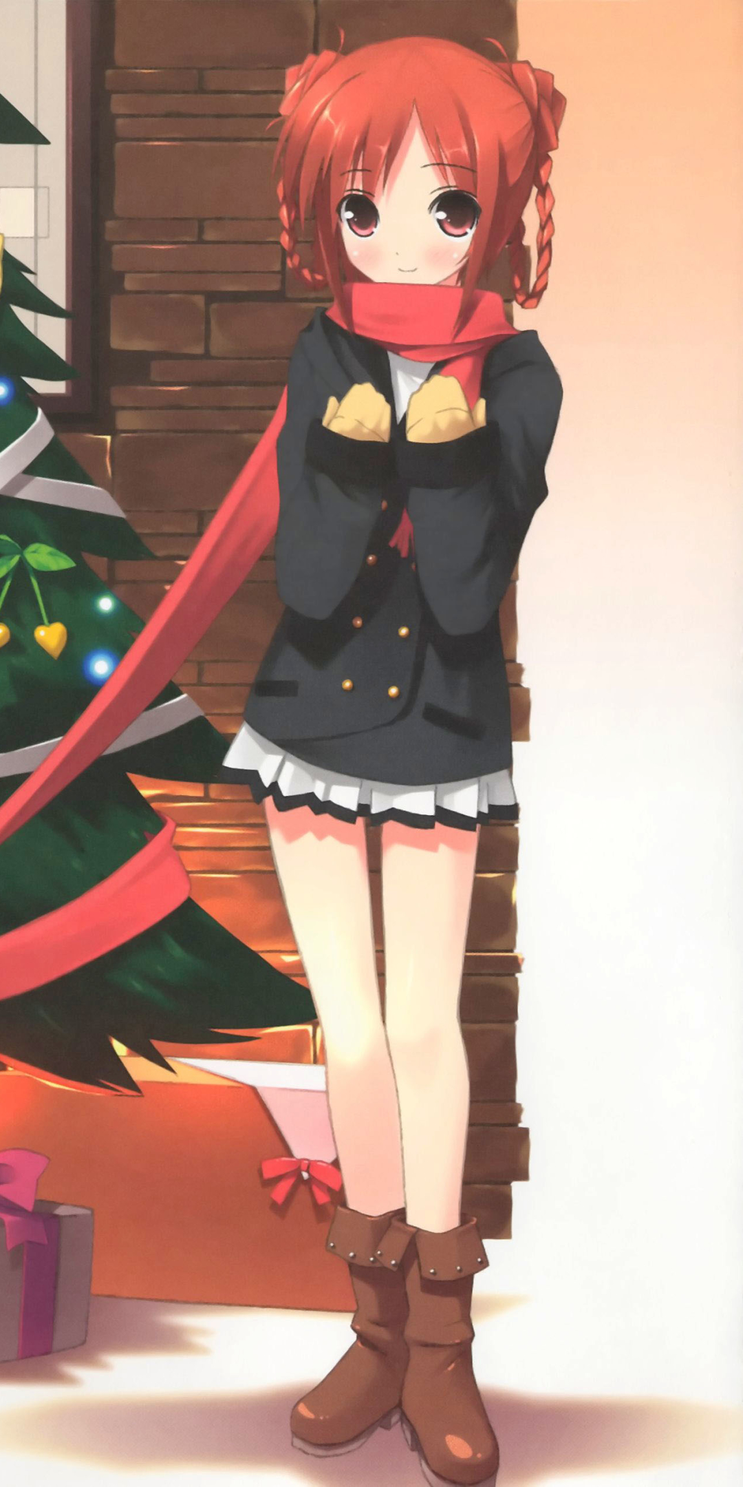 Handy-Wallpaper Weihnachten, Animes, 5 Nenme No Houkago kostenlos herunterladen.