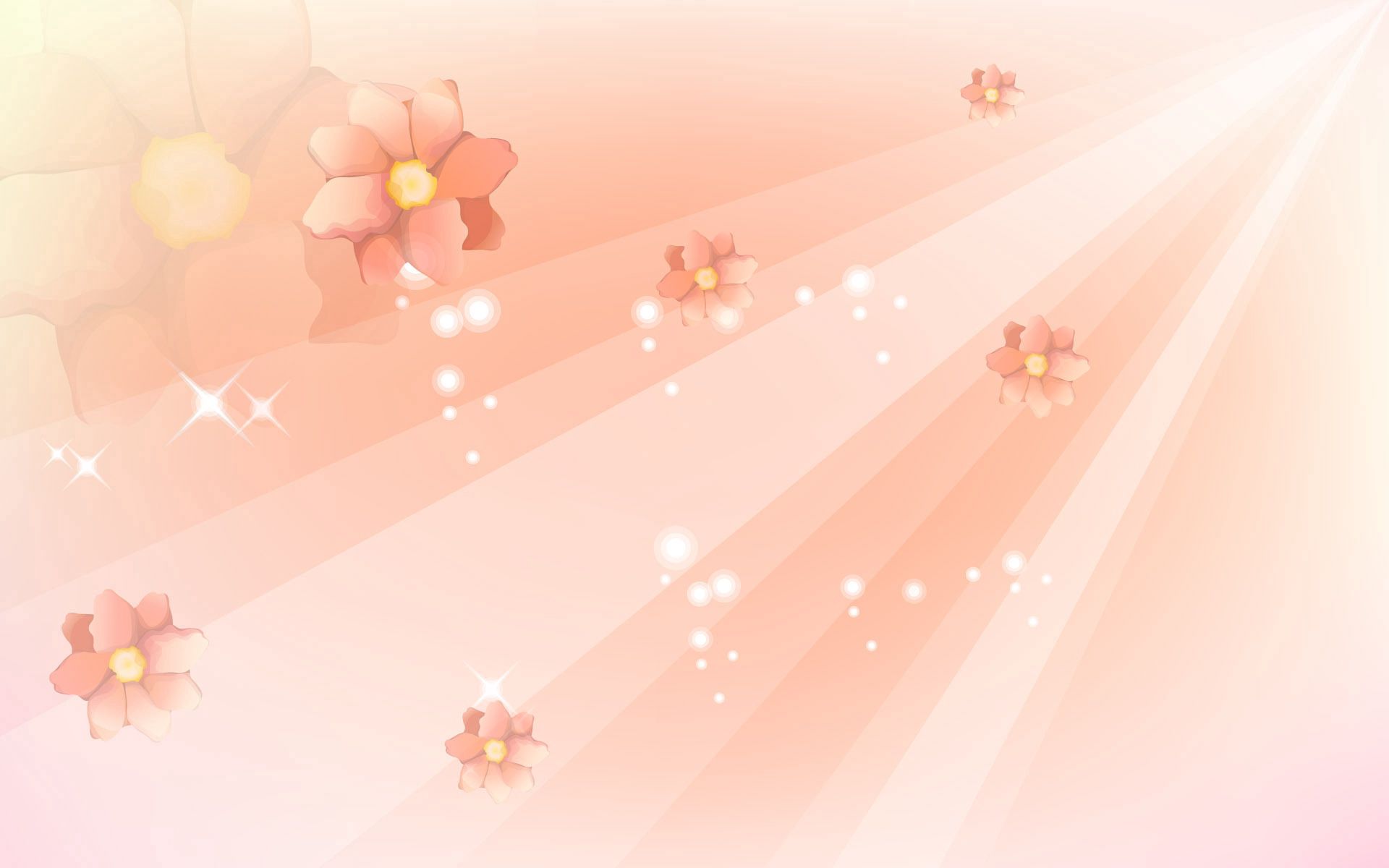 flower, light, abstract, lines, light coloured, flight Desktop home screen Wallpaper