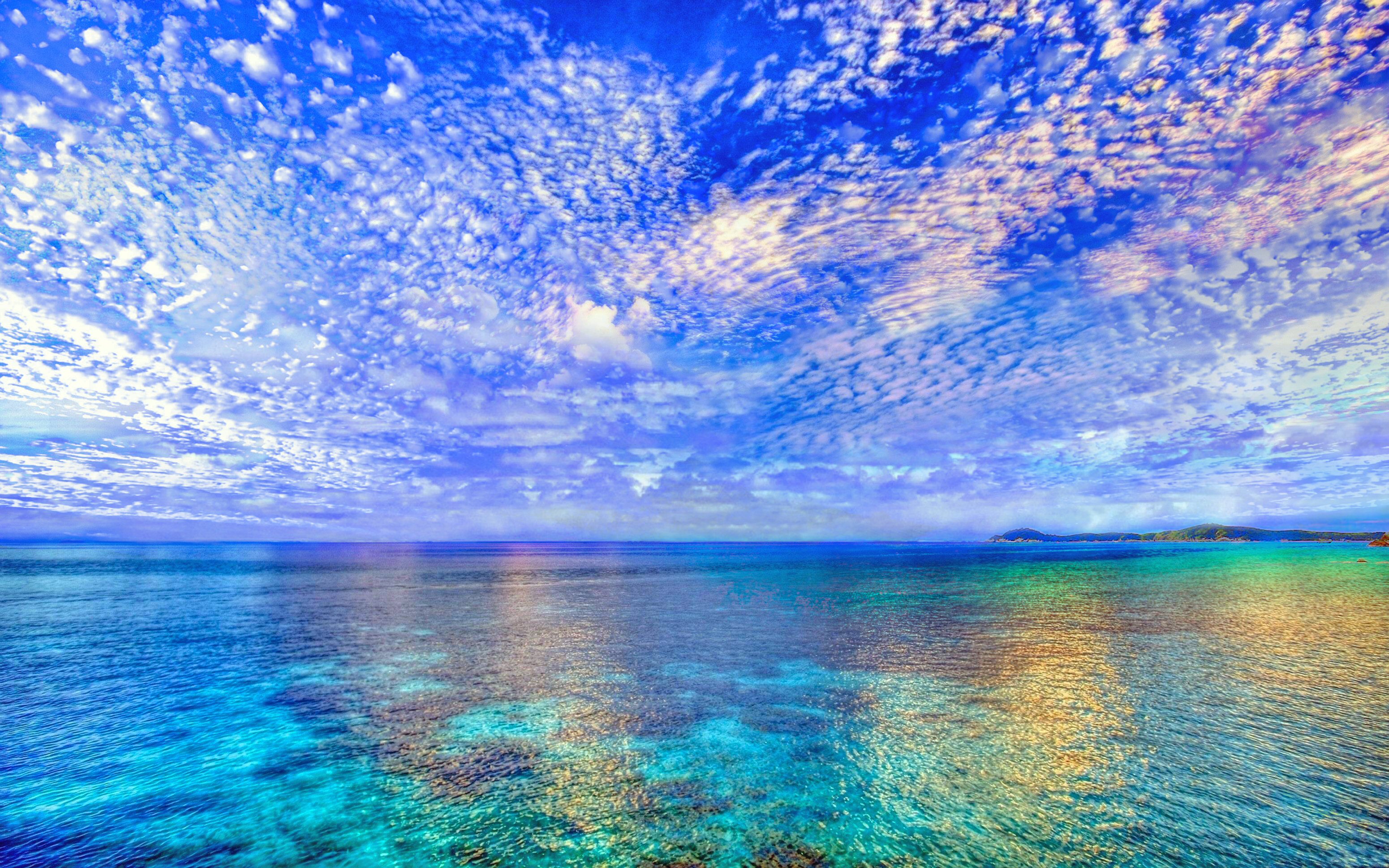 earth, scenic, azure, cloud, horizon, turquoise