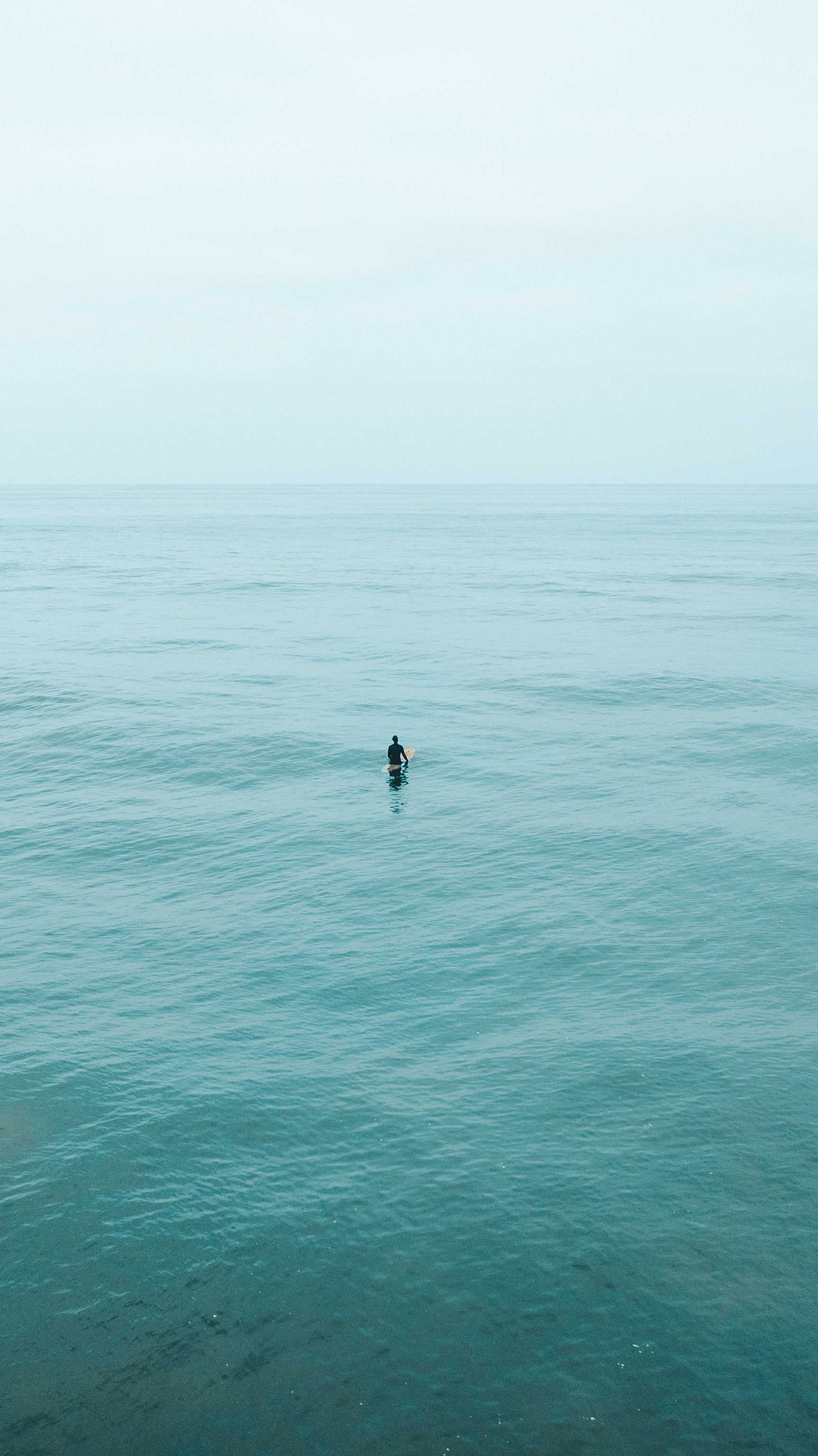 minimalism, water, waves, serfing, ocean, surfer desktop HD wallpaper