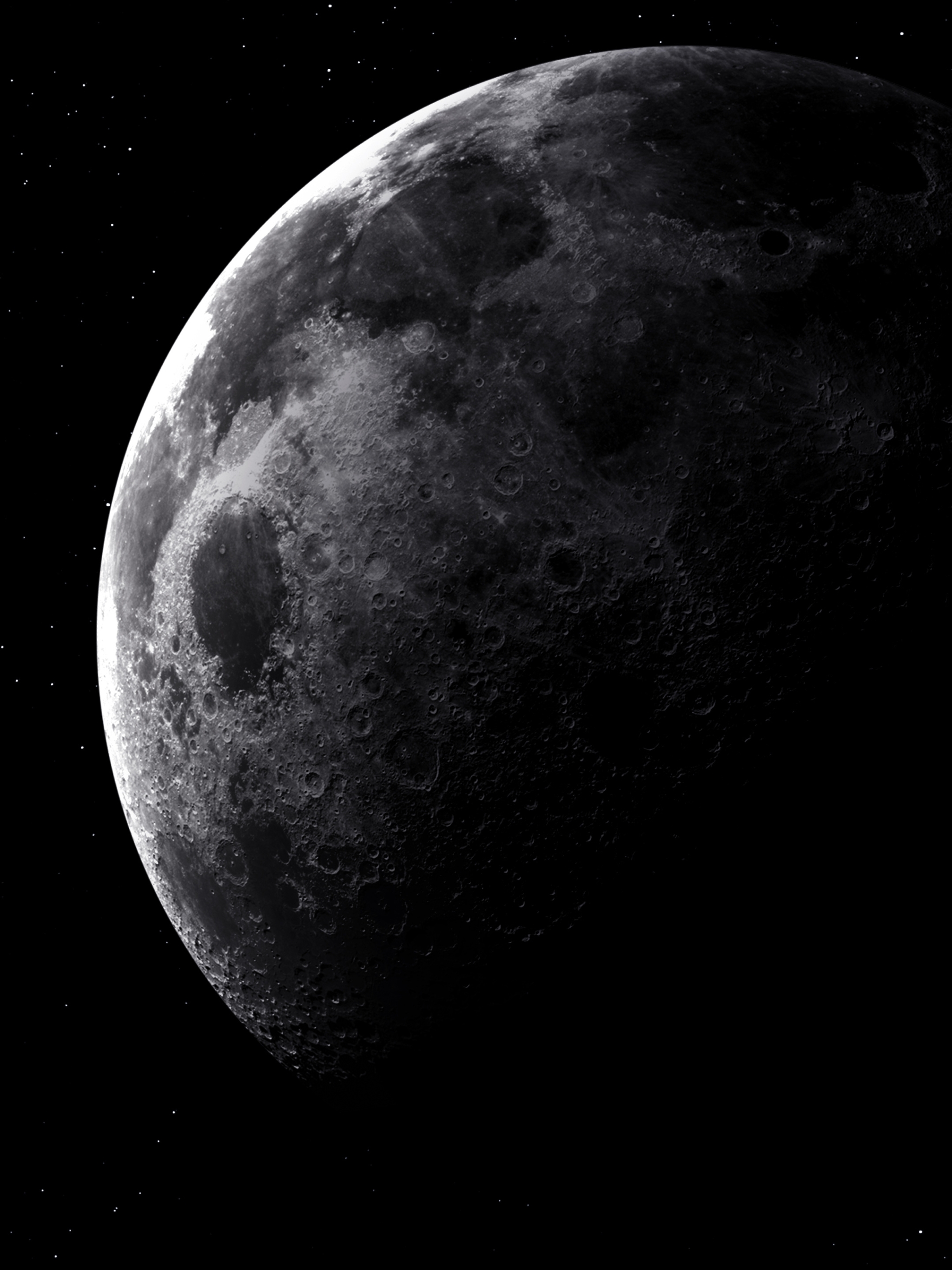 Скачати мобільні шпалери Місяць, Земля безкоштовно.