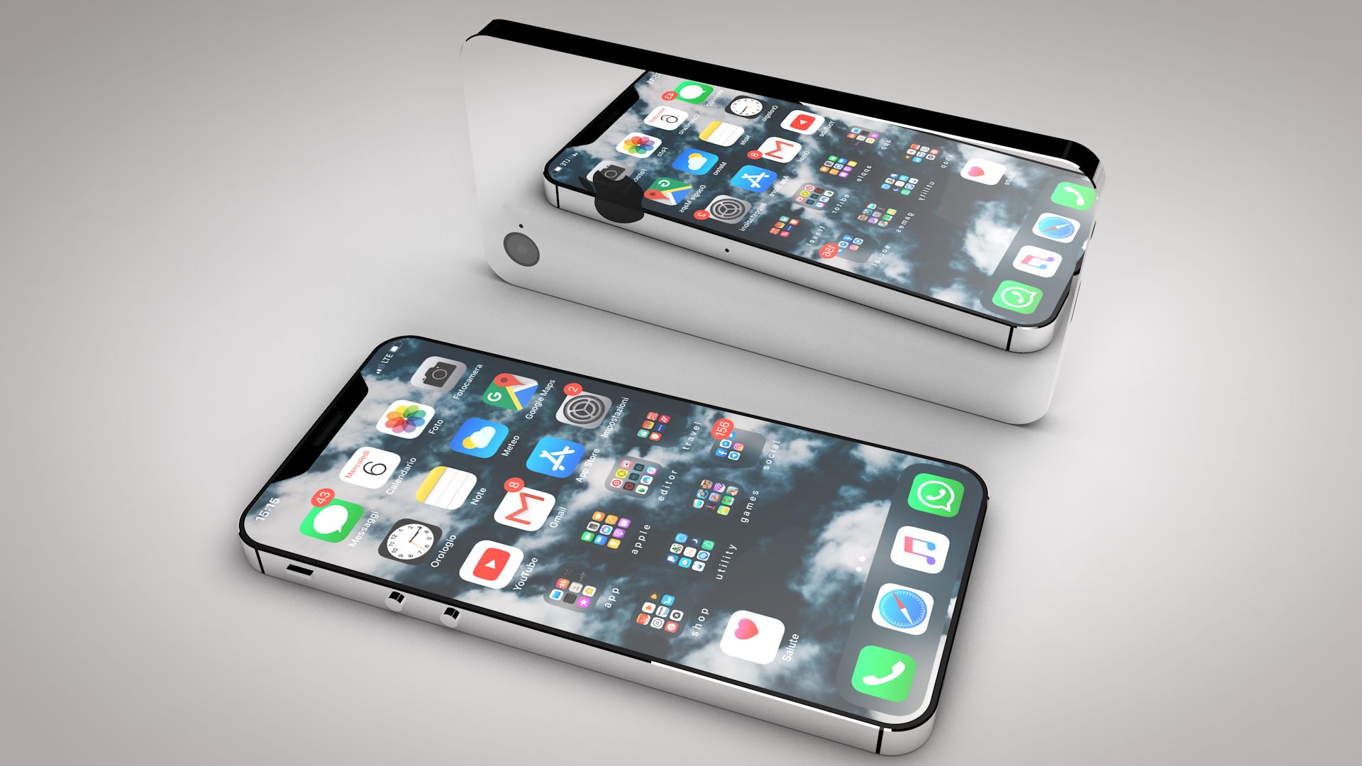 Download mobile wallpaper 3D, Technology, Iphone, Cgi, Apple Inc, Phone for free.