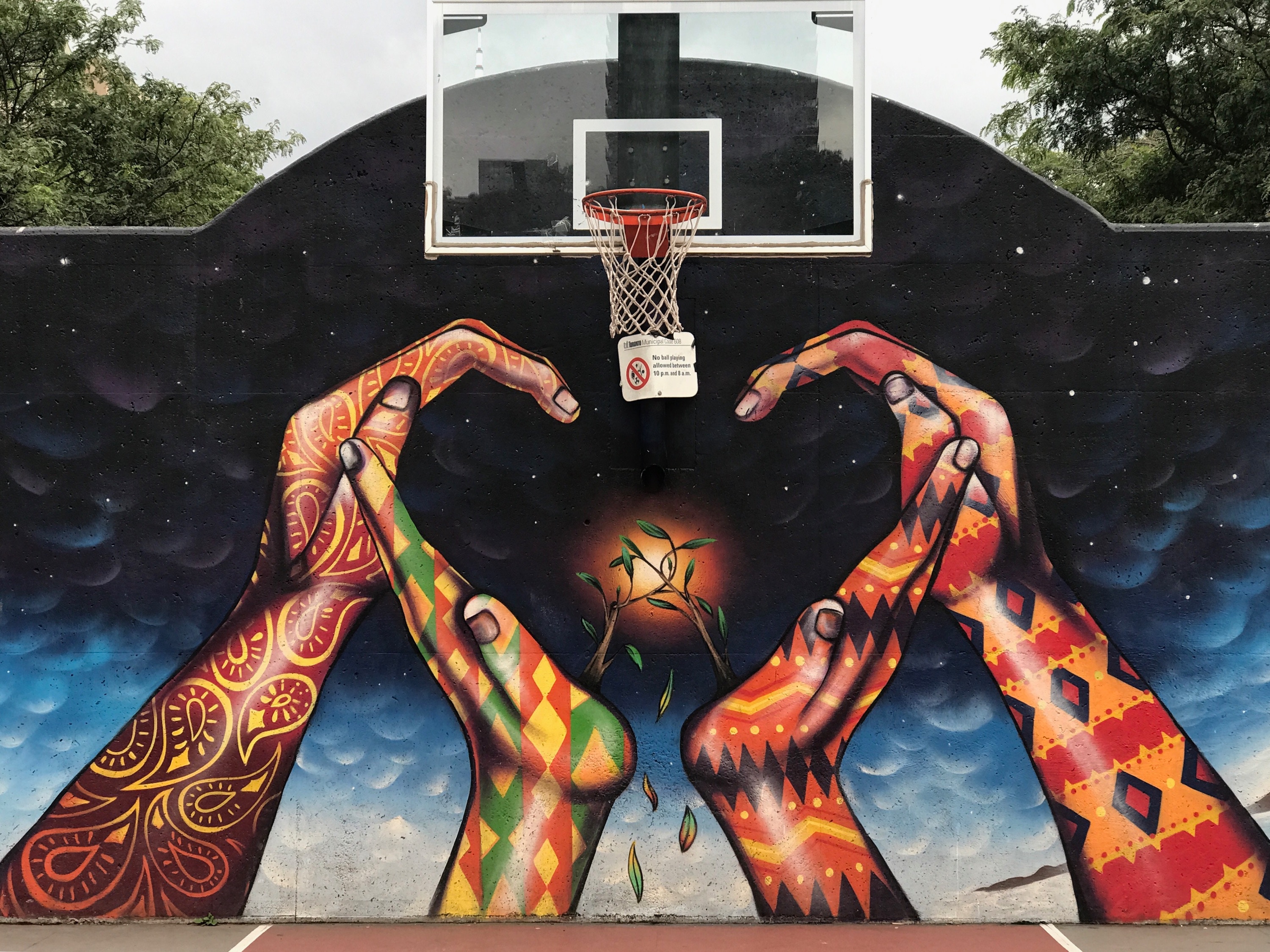 79256 baixar imagens graffiti, arte, mãos, pichação, rede de basquete, grid de basquete - papéis de parede e protetores de tela gratuitamente
