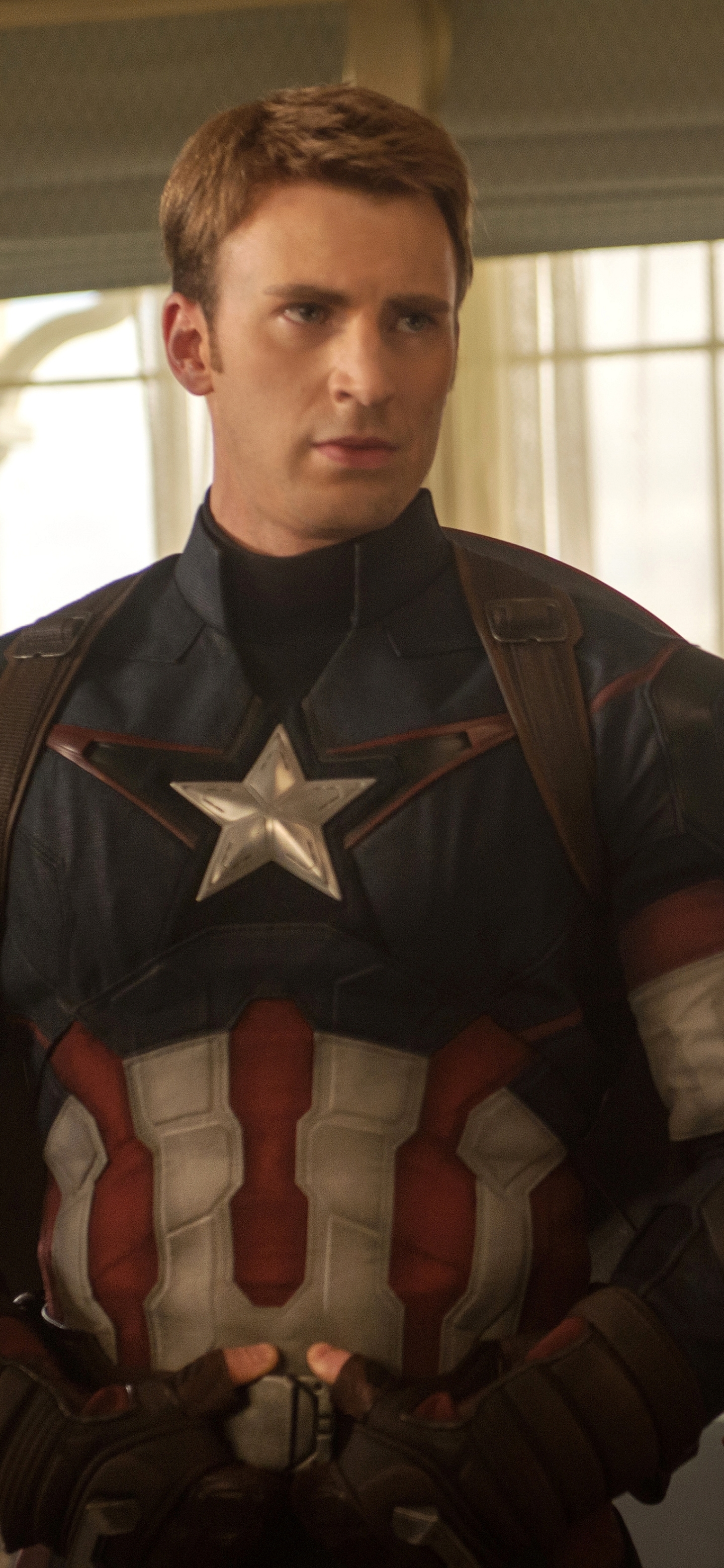 Download mobile wallpaper Captain America, Chris Evans, Movie, The Avengers, Avengers: Age Of Ultron for free.