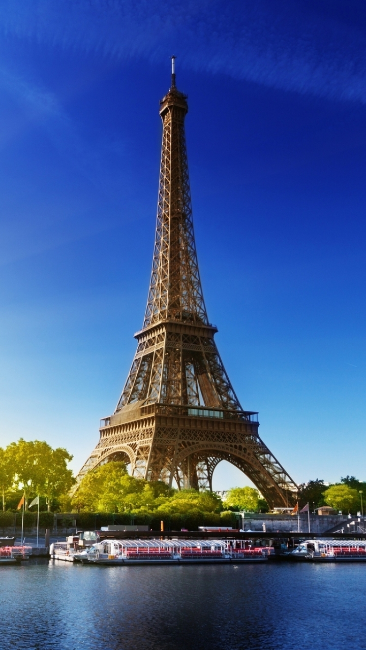 Download mobile wallpaper Paris, Eiffel Tower, Monuments, City, France, Monument, Scenic, Man Made for free.