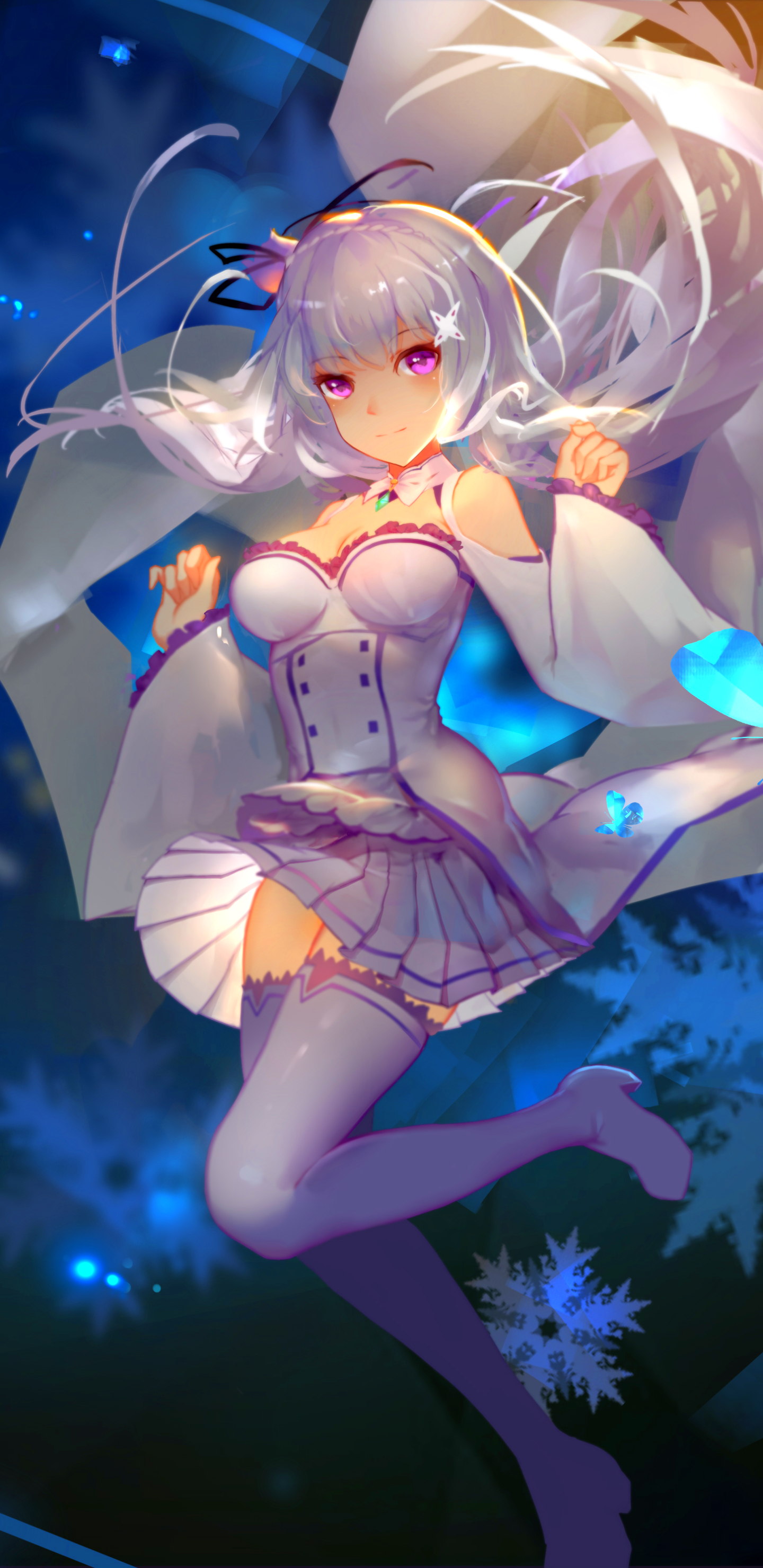 Descarga gratuita de fondo de pantalla para móvil de Animado, Emilia (Re:zero), Re:zero Comenzando La Vida En Otro Mundo.