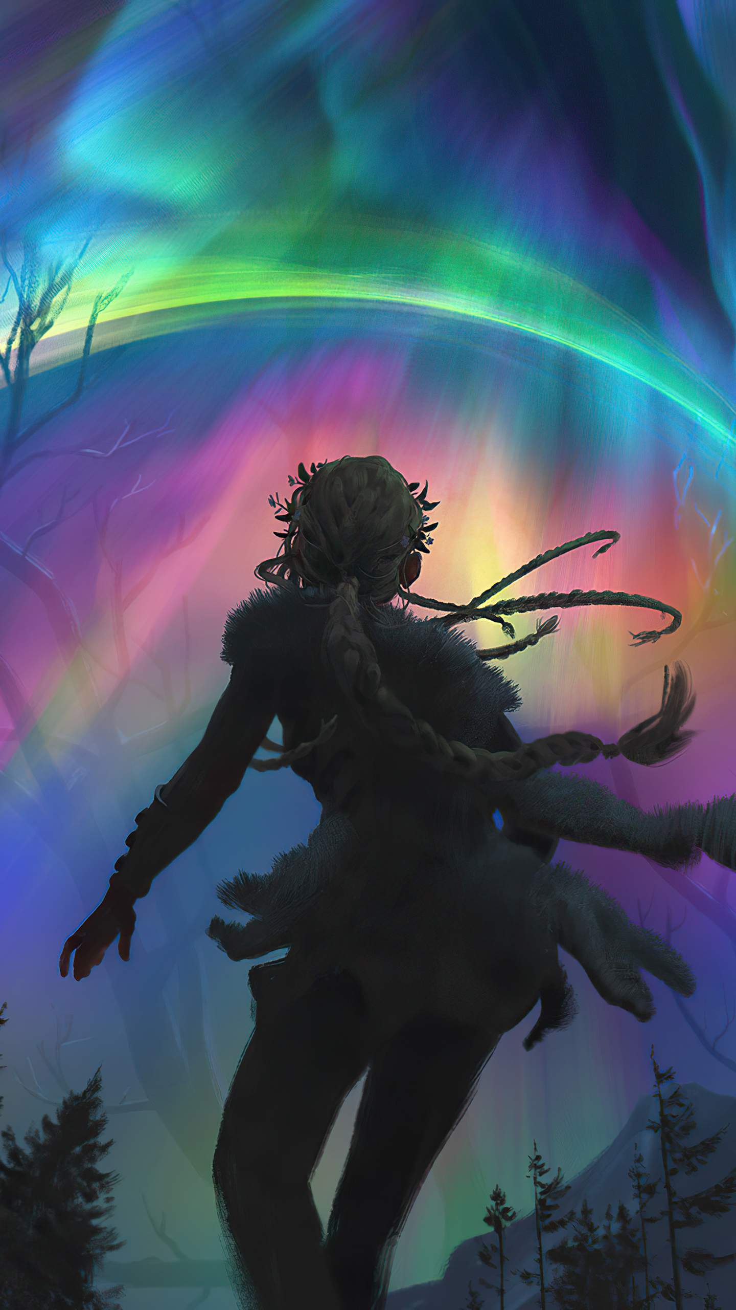 Download mobile wallpaper Game, Aurora Borealis, Magic: The Gathering for free.