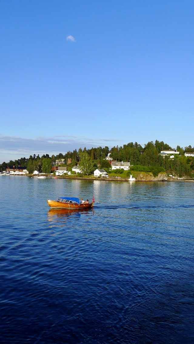 Download mobile wallpaper Landscape, House, Boat, Norway, Photography, Place, Scenic for free.
