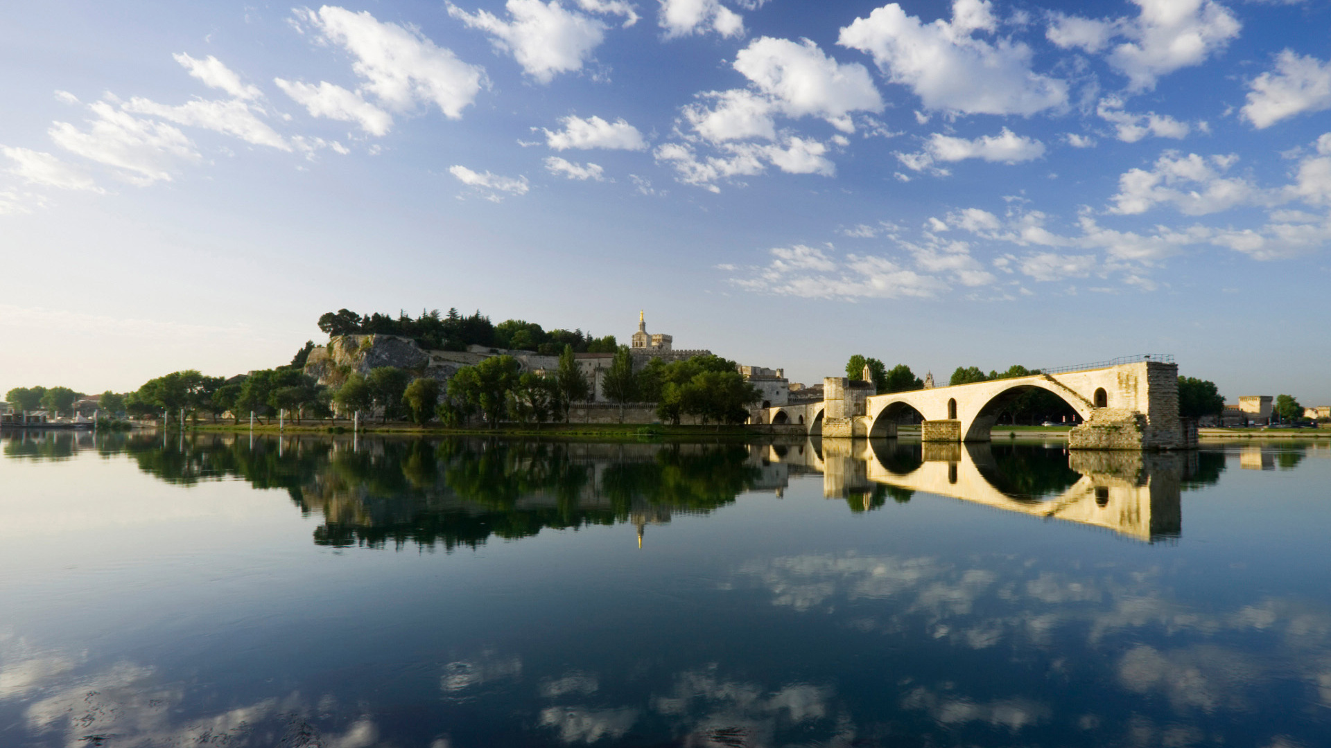 Laden Sie Pont D’Avignon HD-Desktop-Hintergründe herunter