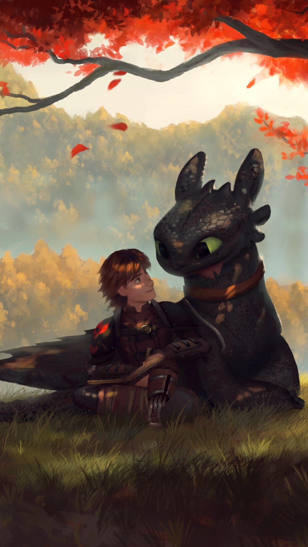 Download mobile wallpaper Dragon, Movie, Toothless (How To Train Your Dragon), Hiccup (How To Train Your Dragon), How To Train Your Dragon for free.