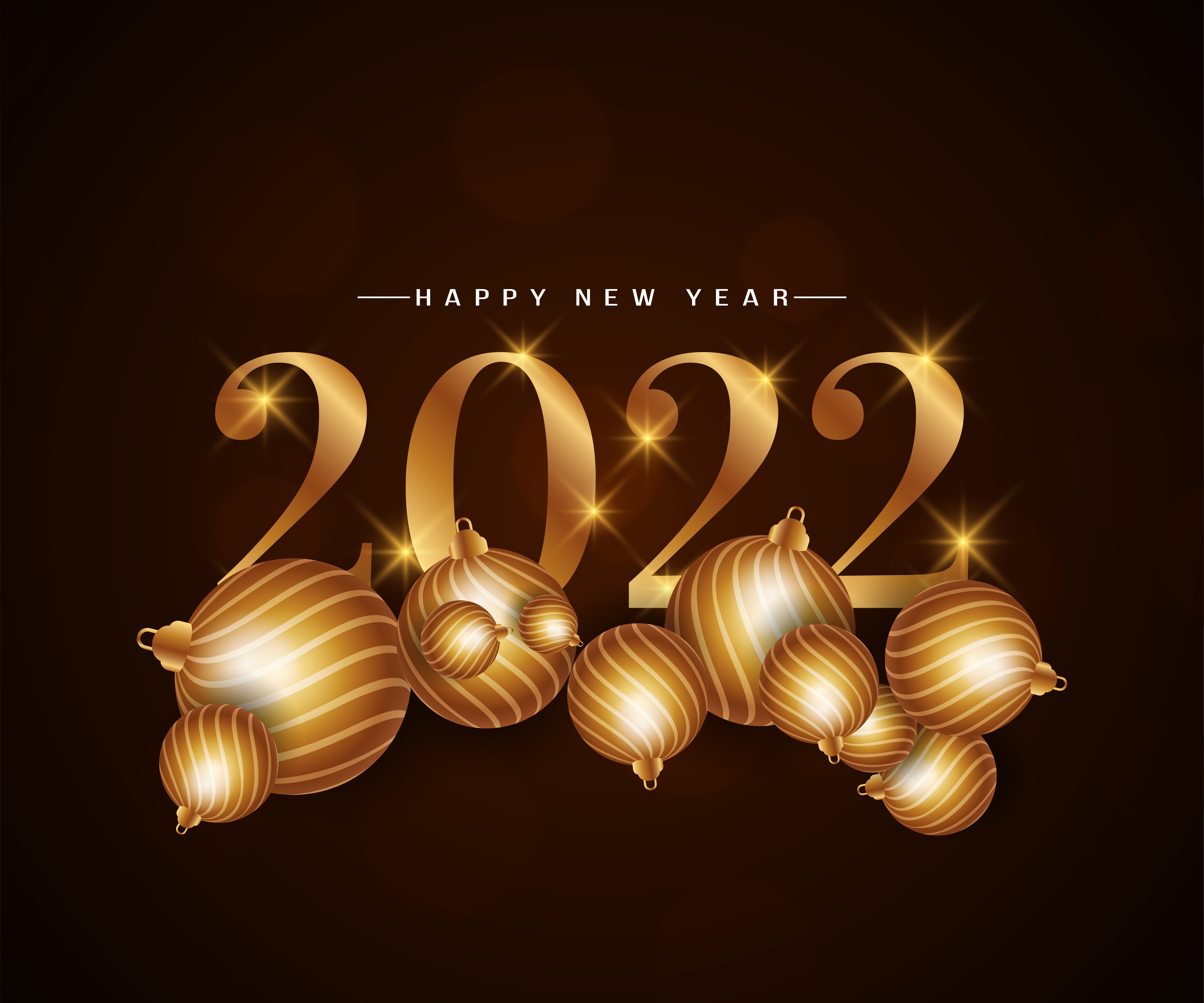 Download mobile wallpaper Holiday, Happy New Year, New Year 2022 for free.