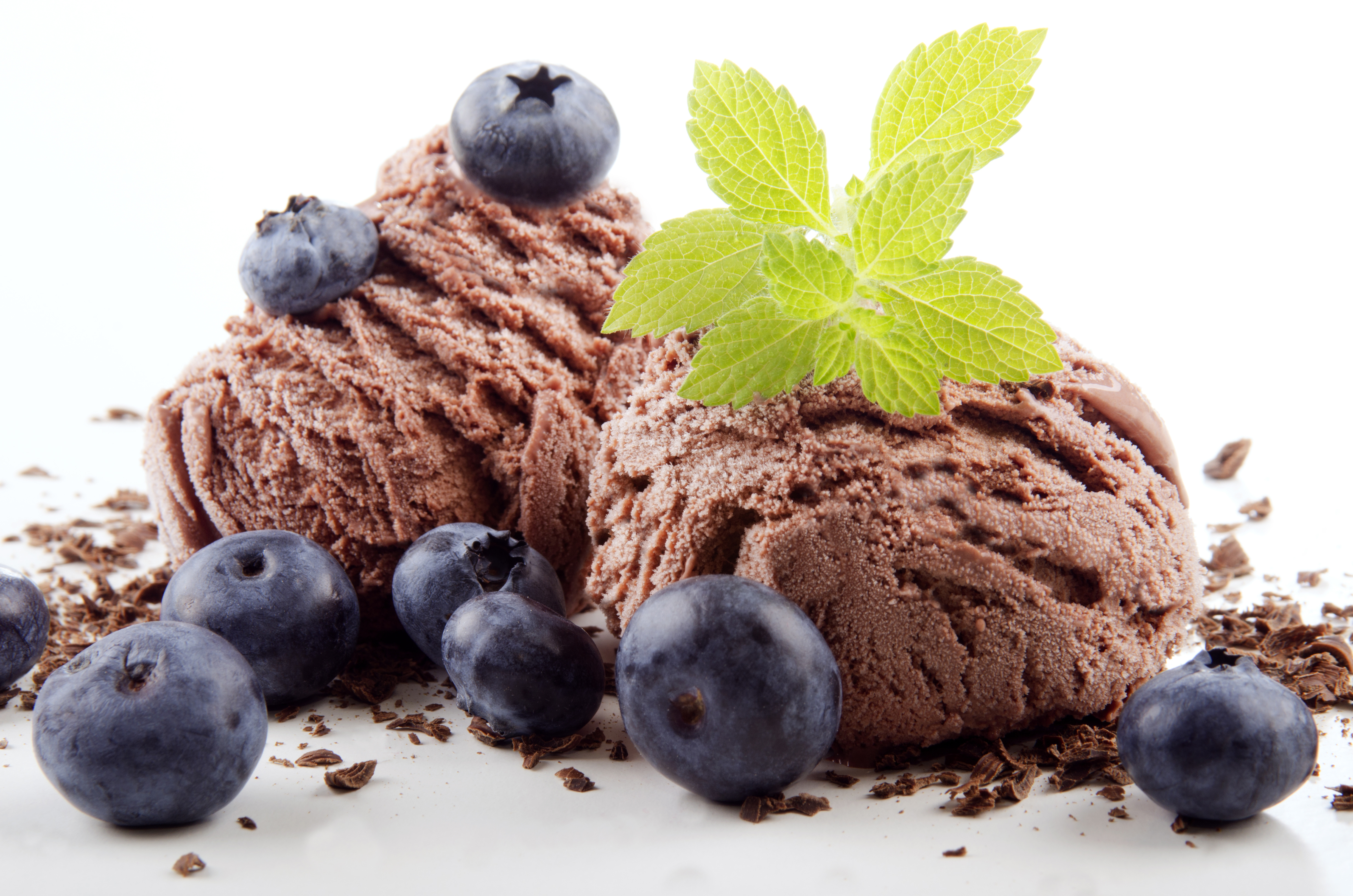 Download mobile wallpaper Food, Blueberry, Ice Cream for free.