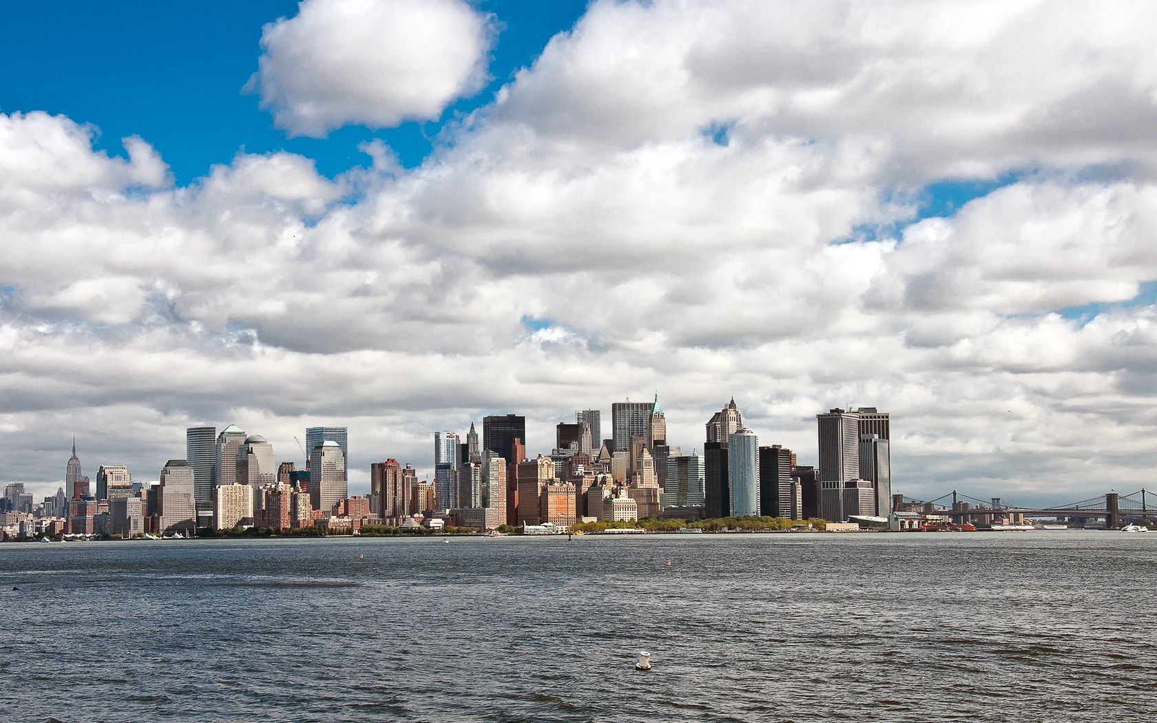 Descarga gratuita de fondo de pantalla para móvil de Rascacielos, Ciudades, Cielo, Manhattan, Nueva York.
