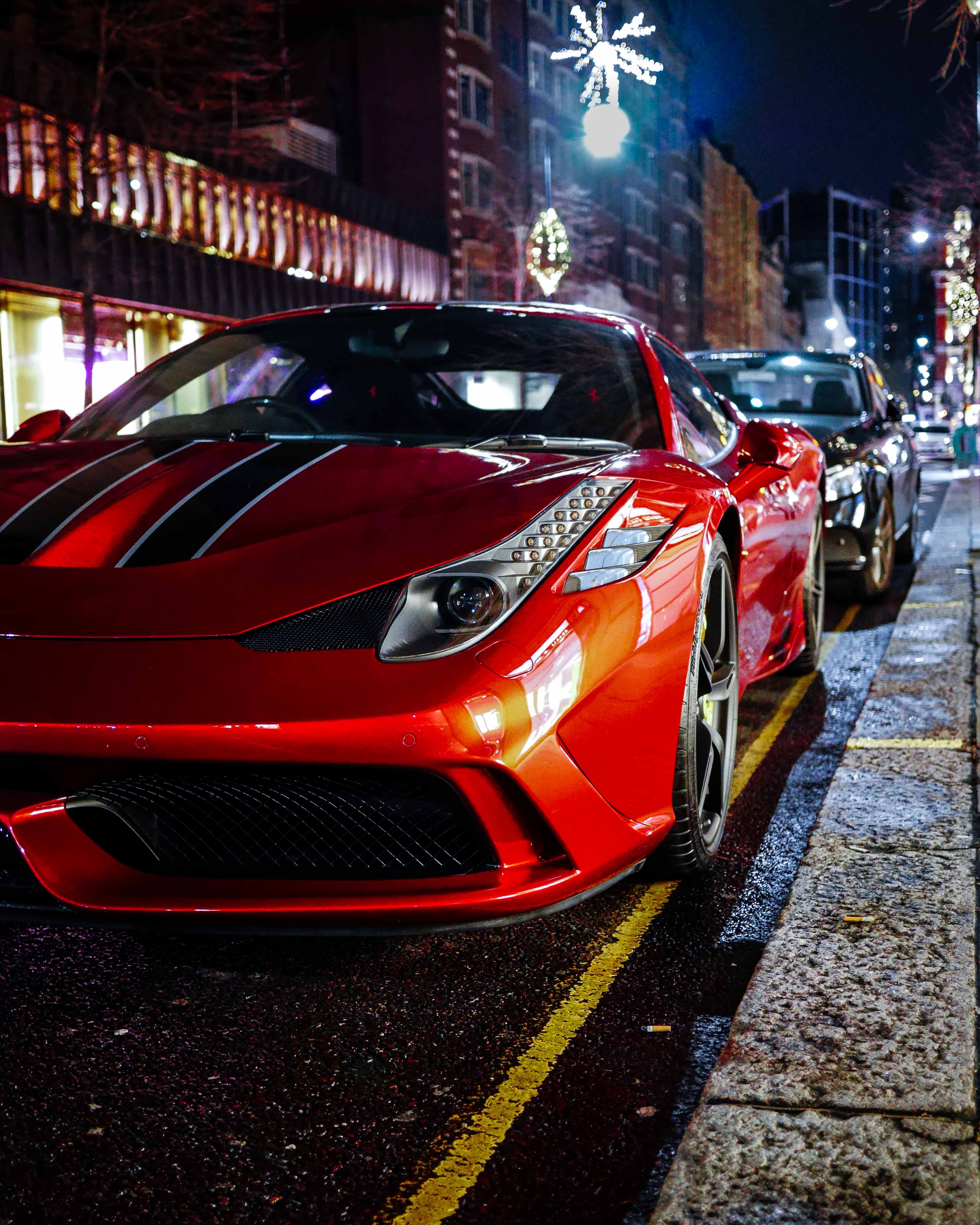 front view, sports, auto, cars, red, sports car