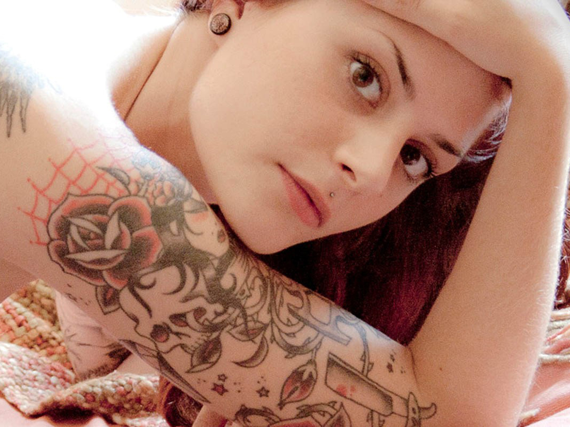 Free download wallpaper Tattoo, Women on your PC desktop