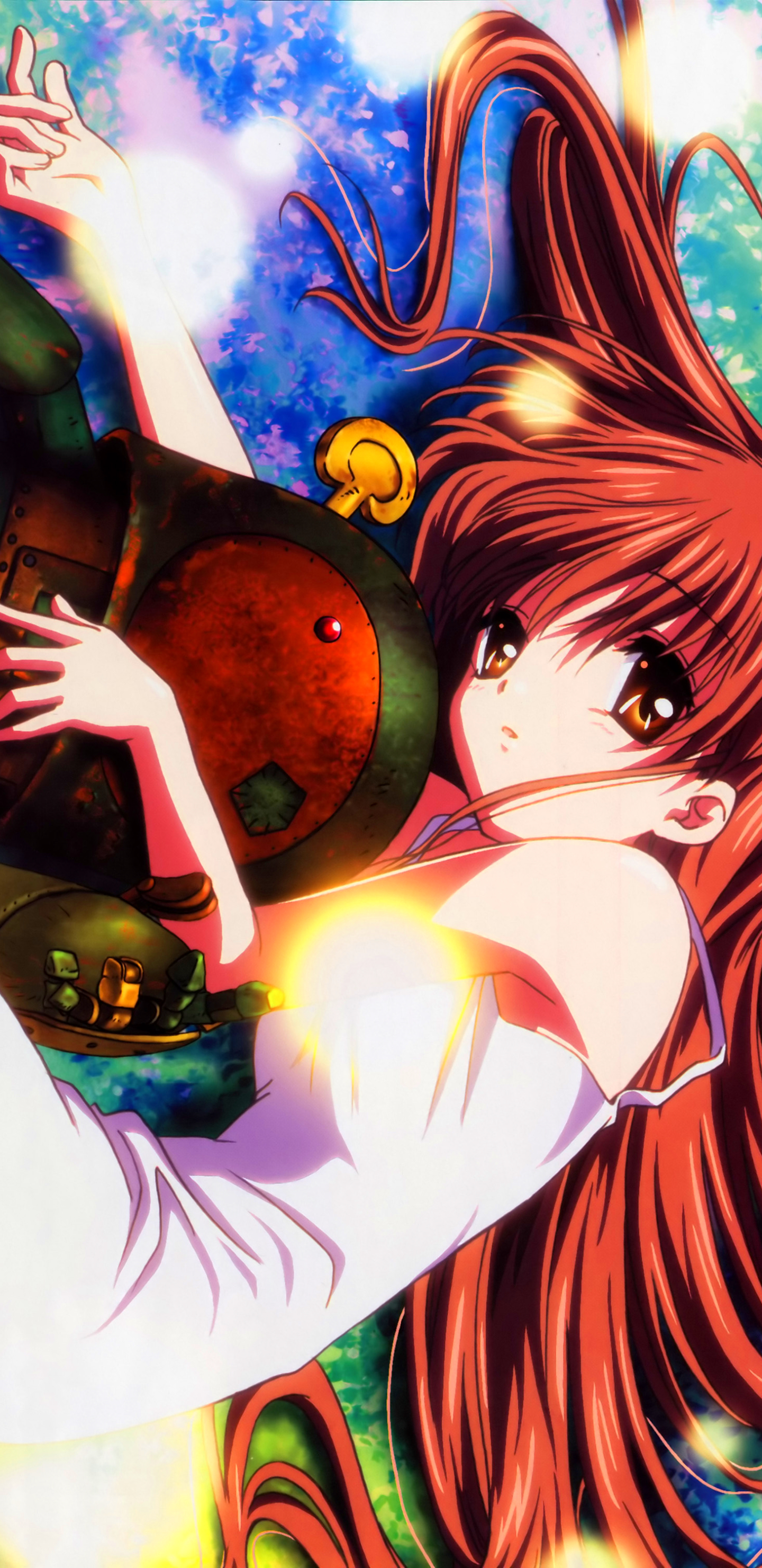 anime, clannad, junk robot, girl from the illusionary world