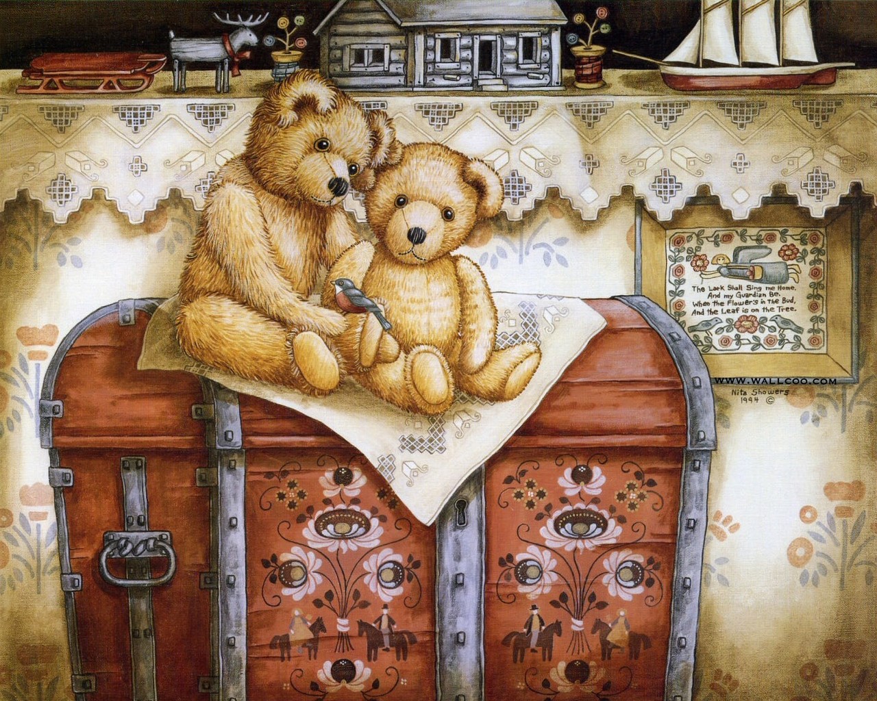 Handy-Wallpaper Spielzeug, Teddybär, Menschengemacht kostenlos herunterladen.