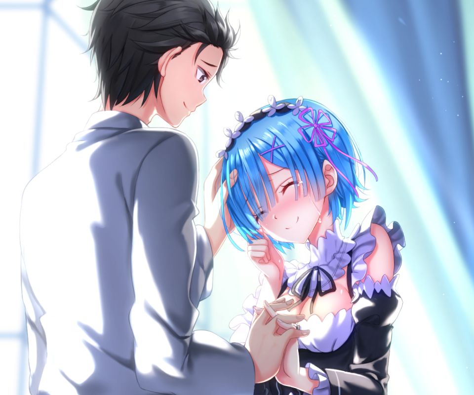 Free download wallpaper Anime, Re:zero Starting Life In Another World, Subaru Natsuki, Rem (Re:zero) on your PC desktop