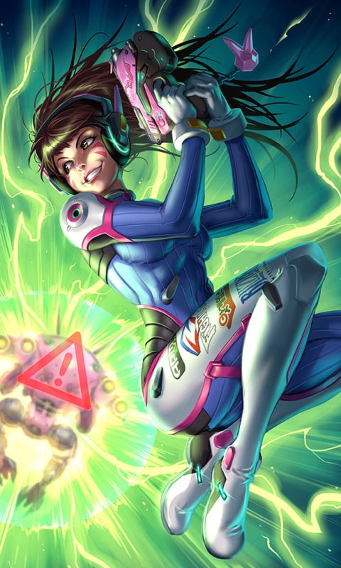 Descarga gratuita de fondo de pantalla para móvil de Overwatch, Videojuego, D Va (Supervisión).