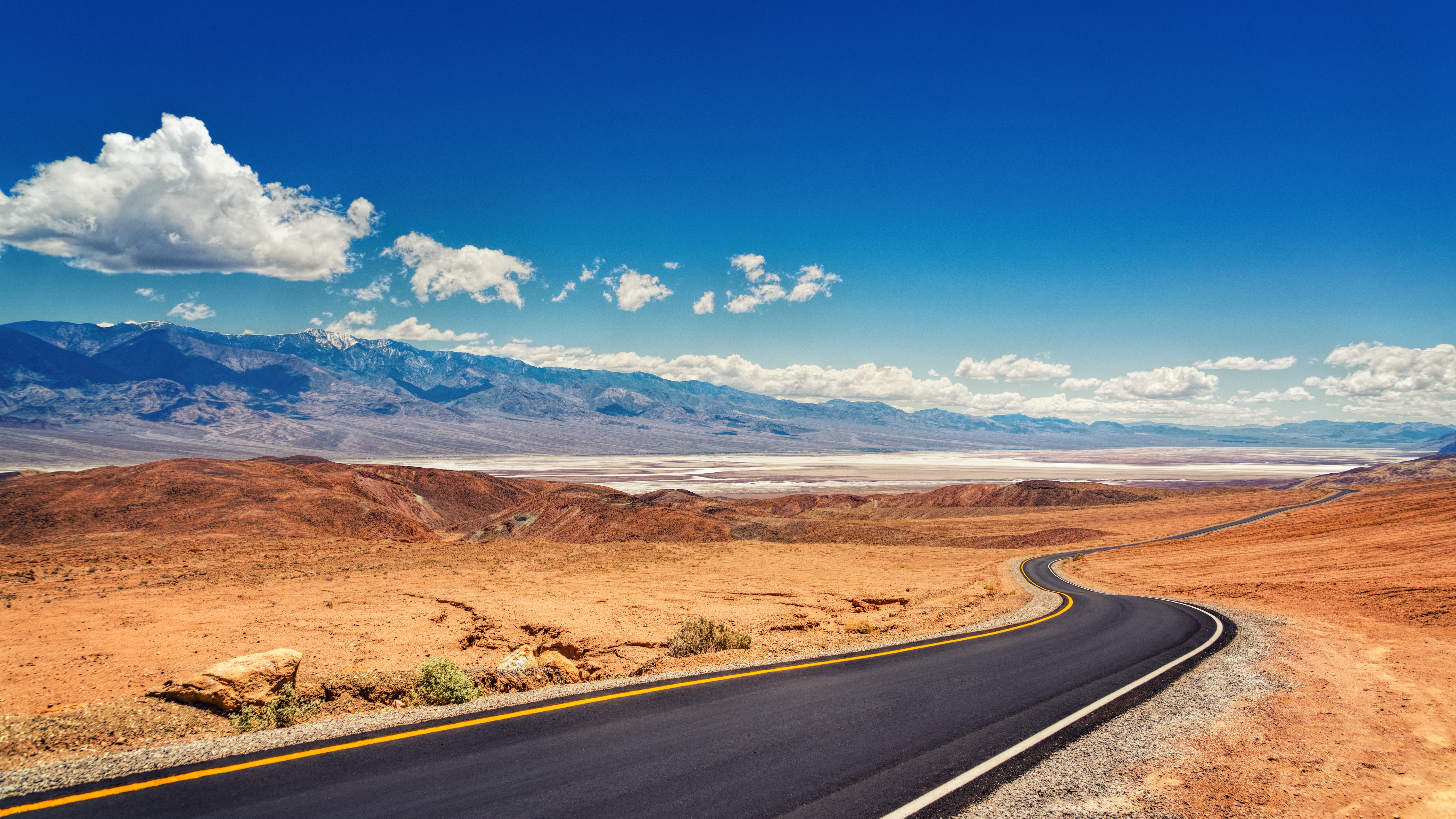 Download mobile wallpaper Landscape, Nature, Sky, Usa, Road, California, Man Made for free.