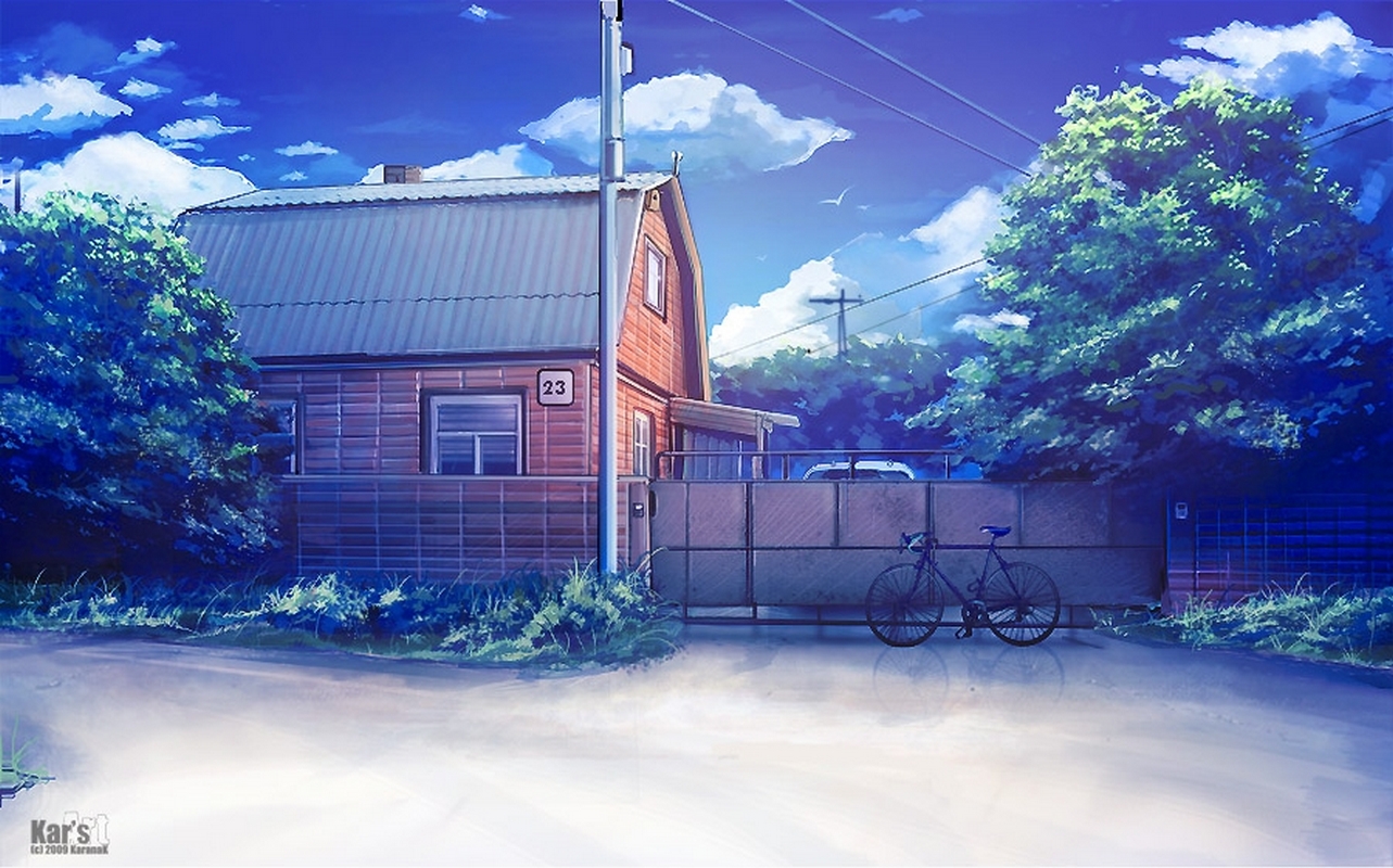 Free download wallpaper Anime, Building on your PC desktop