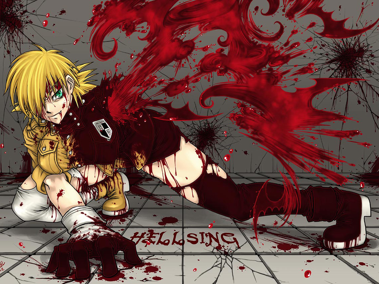 Handy-Wallpaper Animes, Hellsing kostenlos herunterladen.