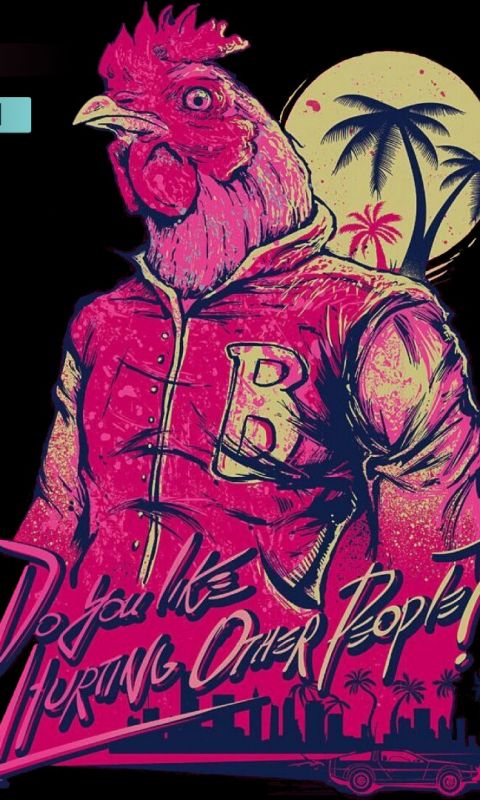 Download mobile wallpaper Video Game, Hotline Miami for free.