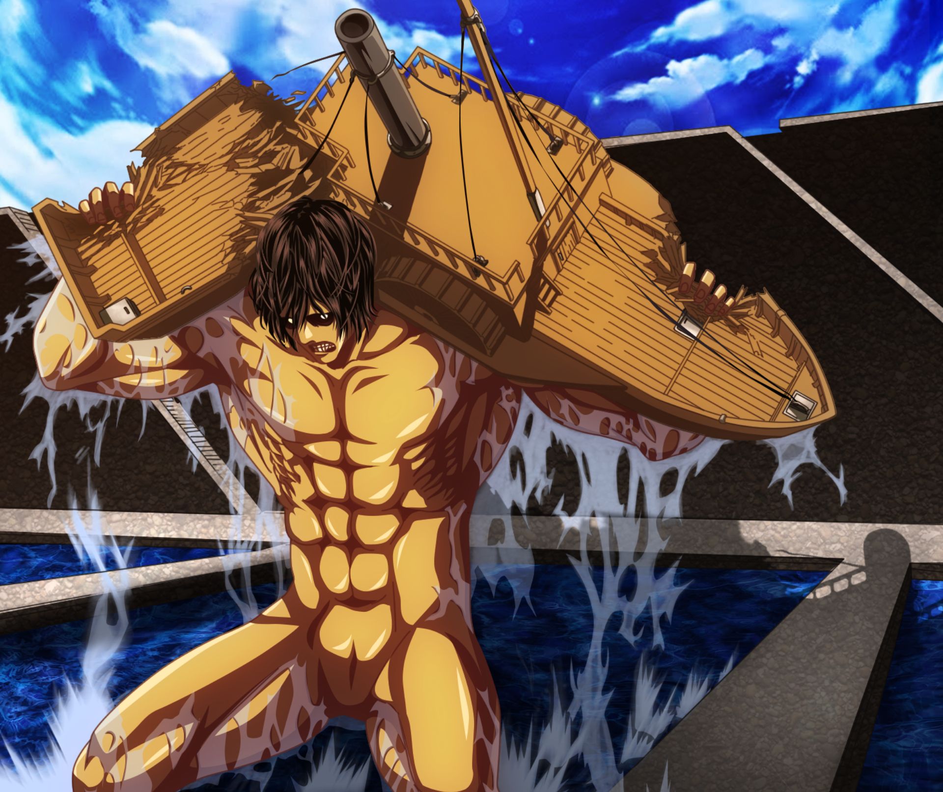 Free download wallpaper Anime, Eren Yeager, Attack On Titan on your PC desktop