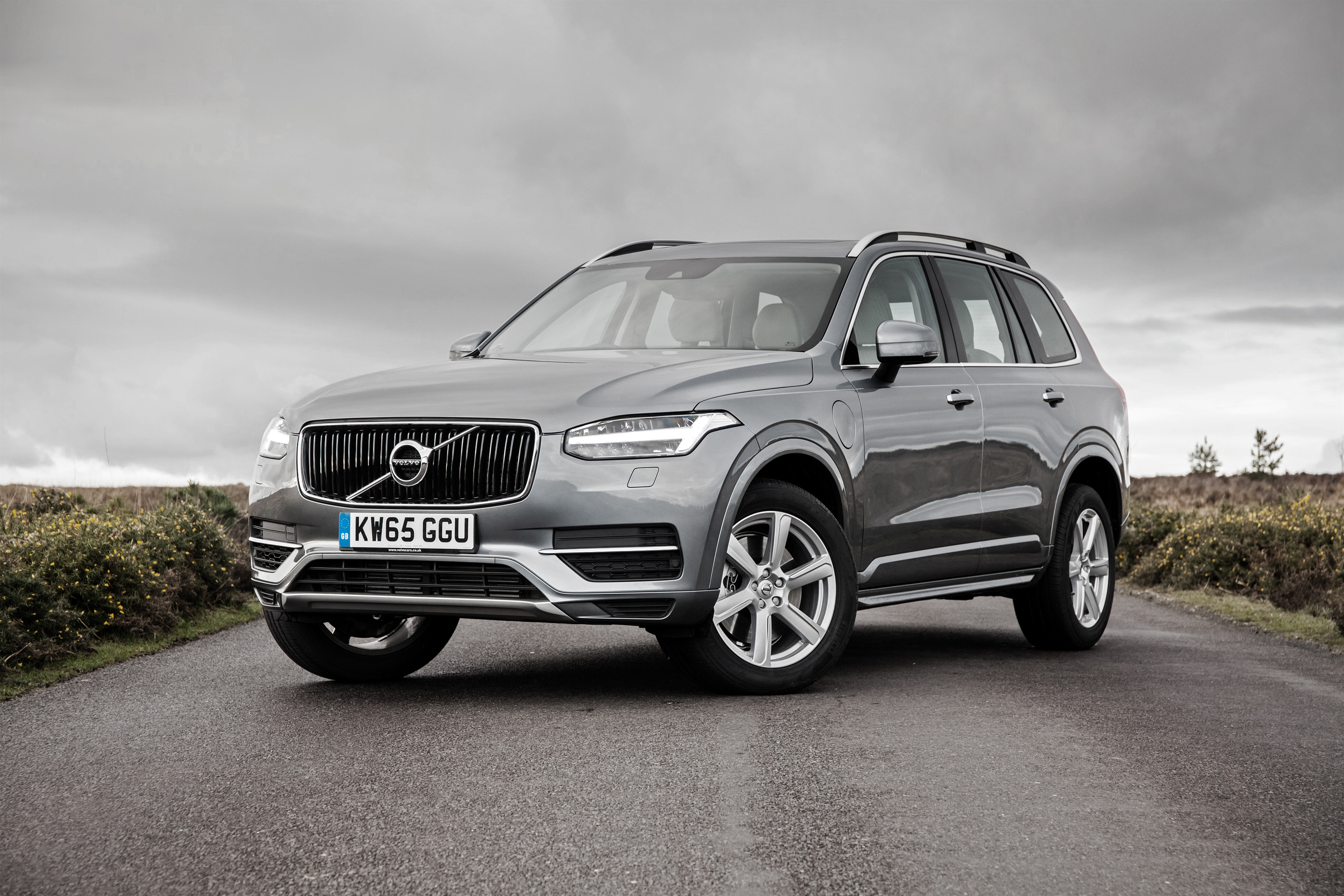 volvo, cars, side view, silver, silvery, xc90 iphone wallpaper