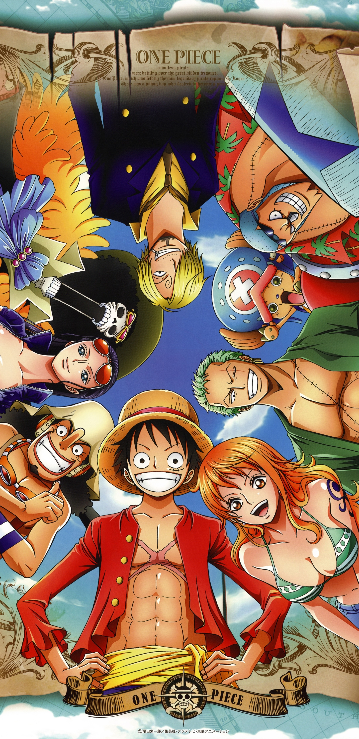 Download mobile wallpaper Anime, Calendar, One Piece, Tony Tony Chopper, Usopp (One Piece), Roronoa Zoro, Monkey D Luffy, Nami (One Piece), Sanji (One Piece), Brook (One Piece), Nico Robin, Franky (One Piece) for free.