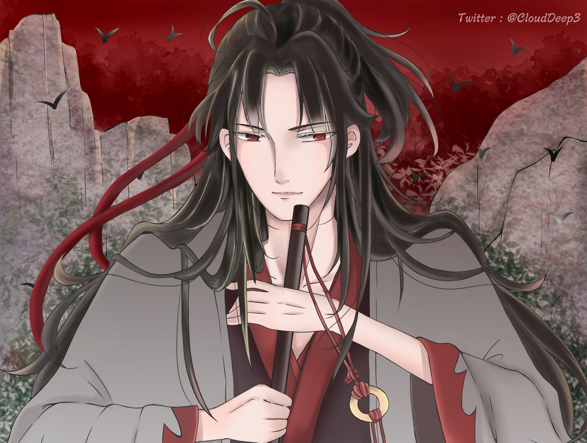 Handy-Wallpaper Animes, Wei Yin, Wei Wuxian, Mo Dao Zu Shi kostenlos herunterladen.