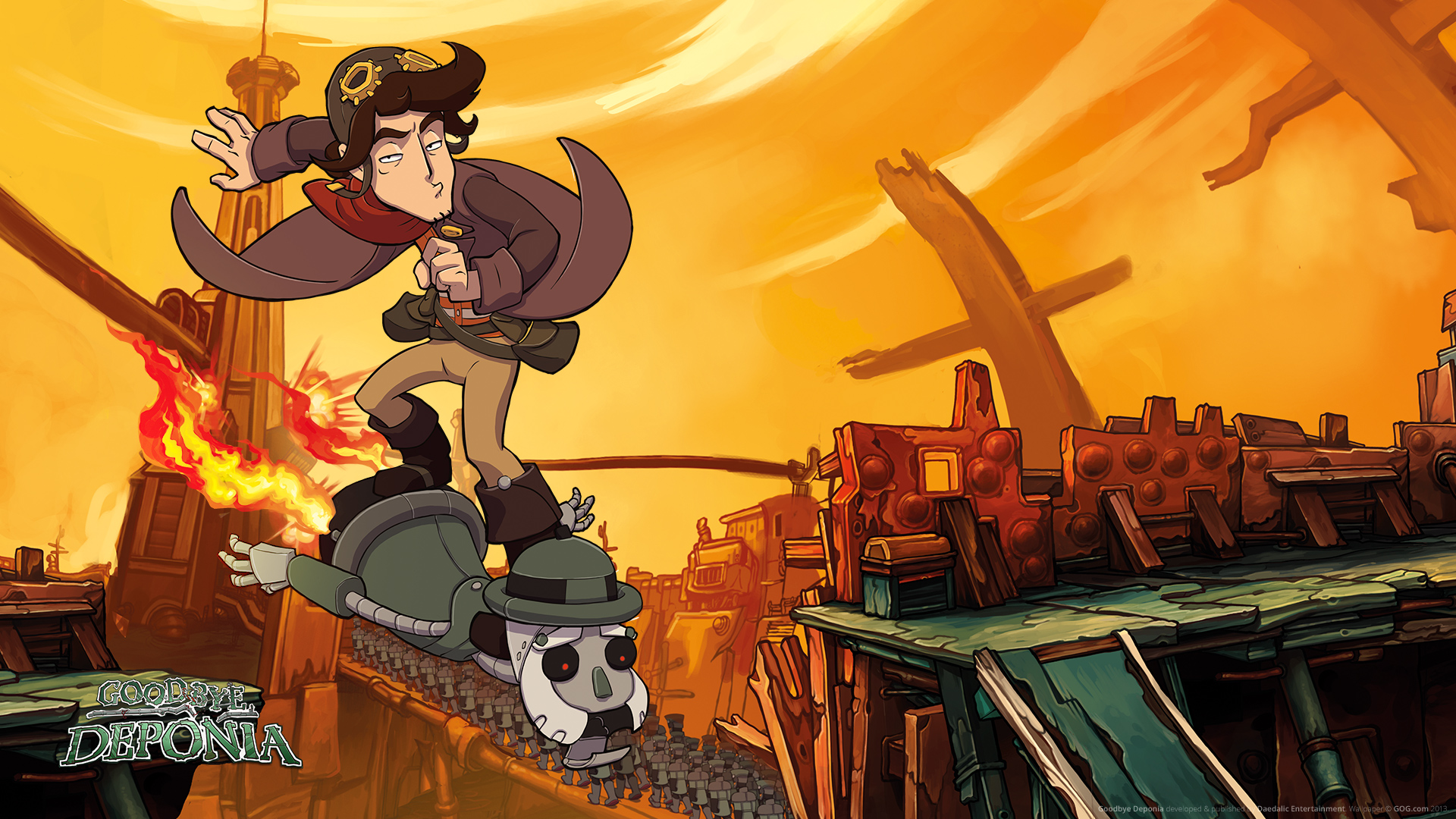 949399 baixar imagens videogame, goodbye deponia, rufus (deponia) - papéis de parede e protetores de tela gratuitamente