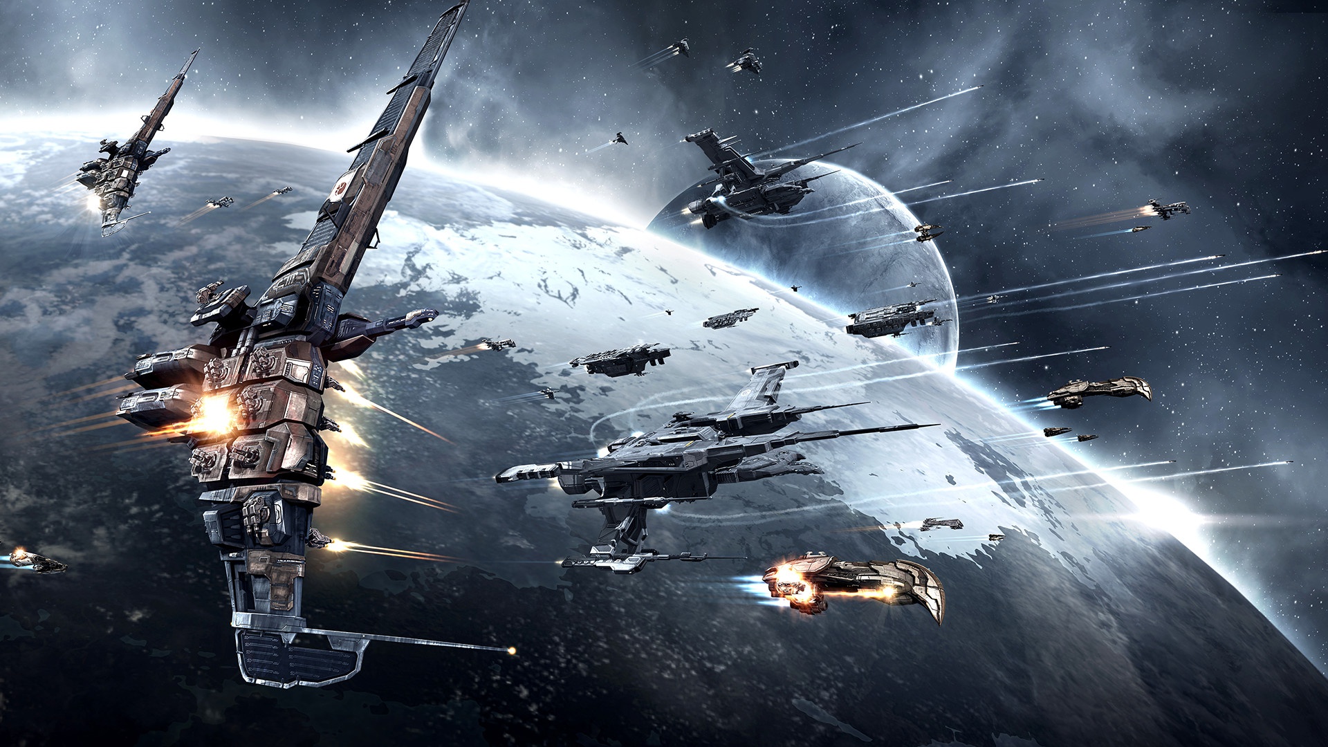 Free download wallpaper Space, Planet, Spaceship, Video Game, Eve Online on your PC desktop