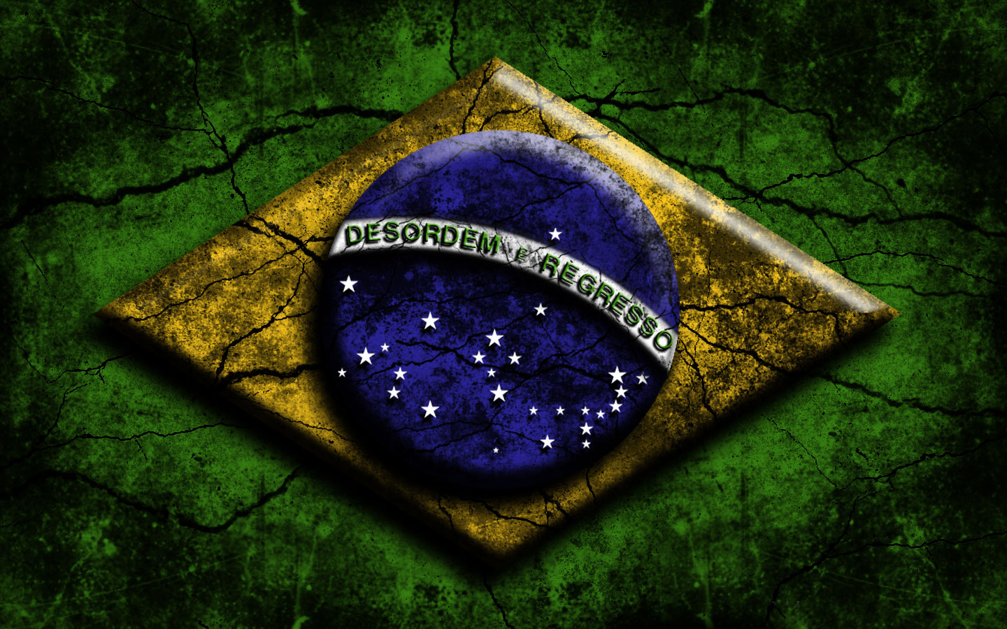 Популярные заставки и фоны Флаг Бразилии на компьютер
