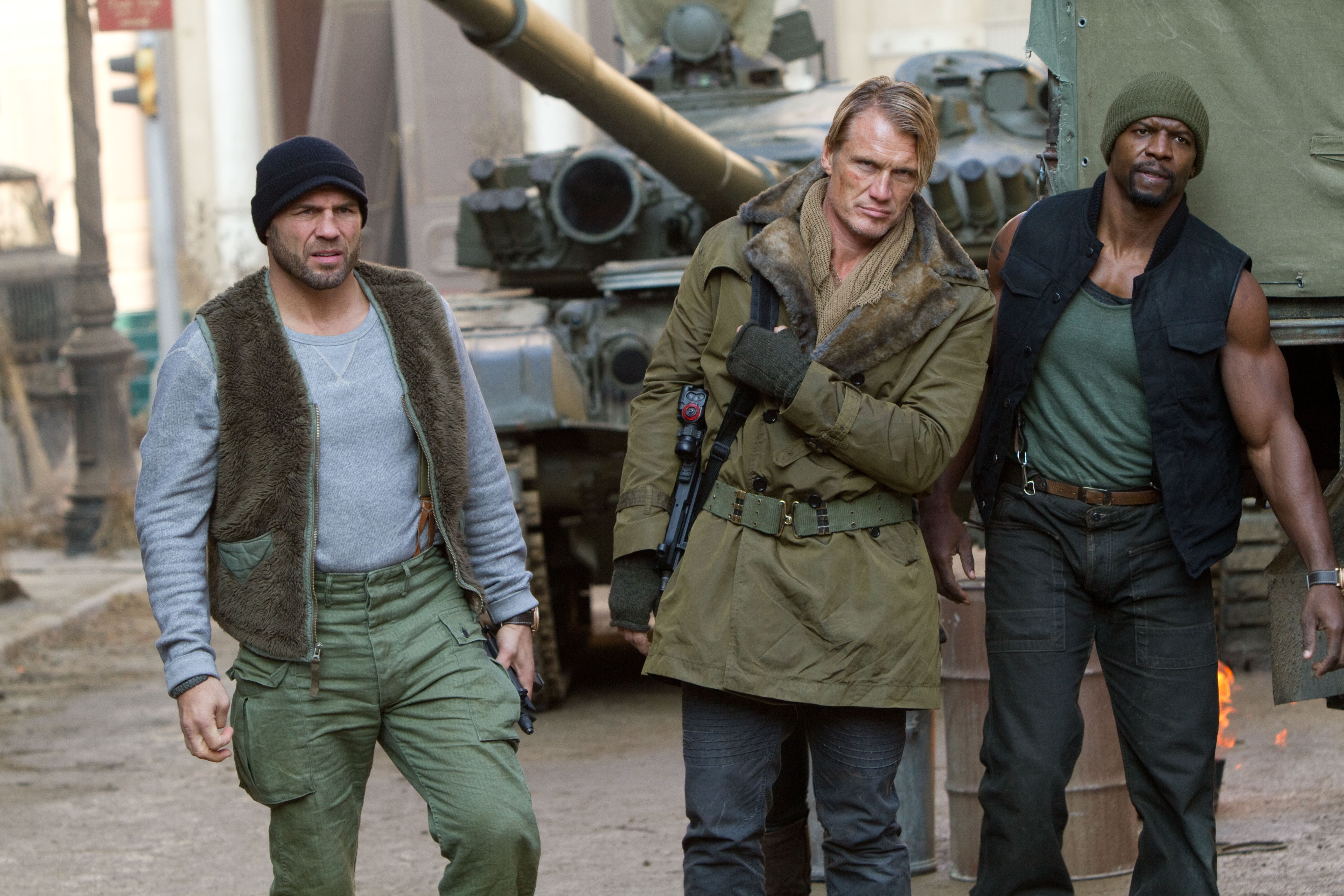 movie, the expendables 2, dolph lundgren, gunnar jensen, hale caesar, randy couture, terry crews, toll road, the expendables