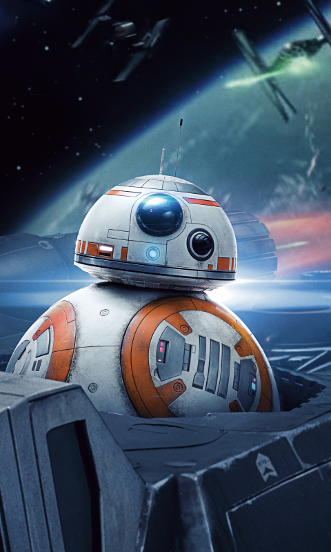 Download mobile wallpaper Star Wars, Movie, Bb 8, Star Wars: The Last Jedi for free.