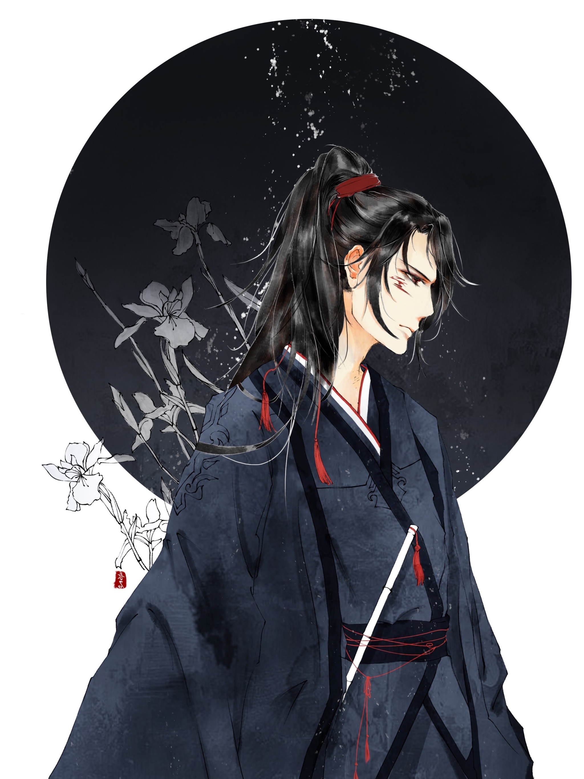 Handy-Wallpaper Animes, Wei Yin, Wei Wuxian, Mo Dao Zu Shi kostenlos herunterladen.