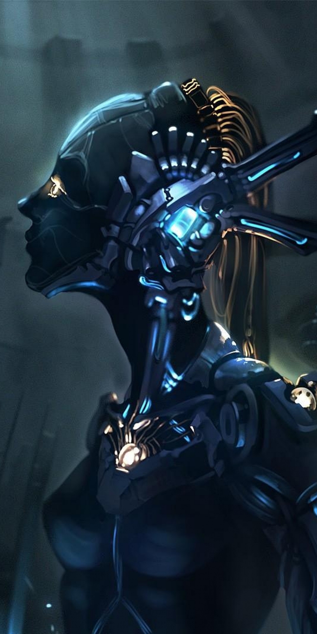 Download mobile wallpaper Sci Fi, Cyborg for free.