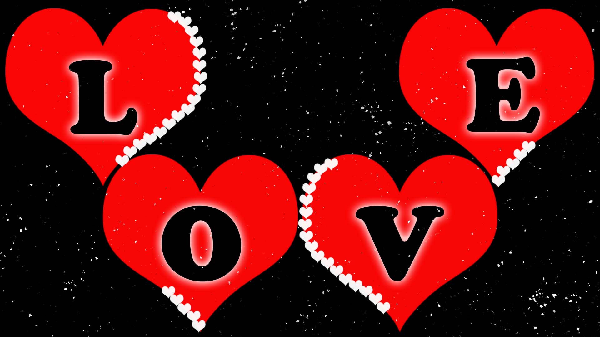 Скачать картинку Любовь, Красный, Сердце, Чёрный, День Святого Валентина, Праздничные в телефон бесплатно.