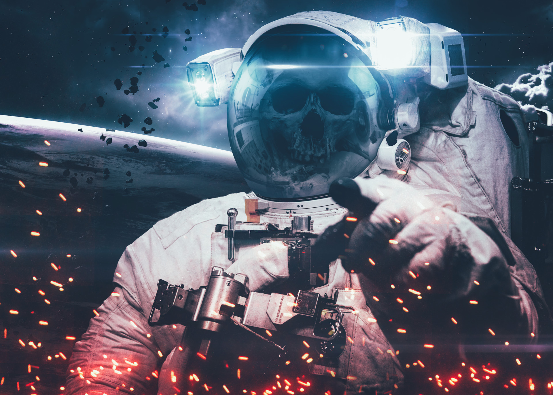 Laden Sie das Science Fiction, Astronaut-Bild kostenlos auf Ihren PC-Desktop herunter