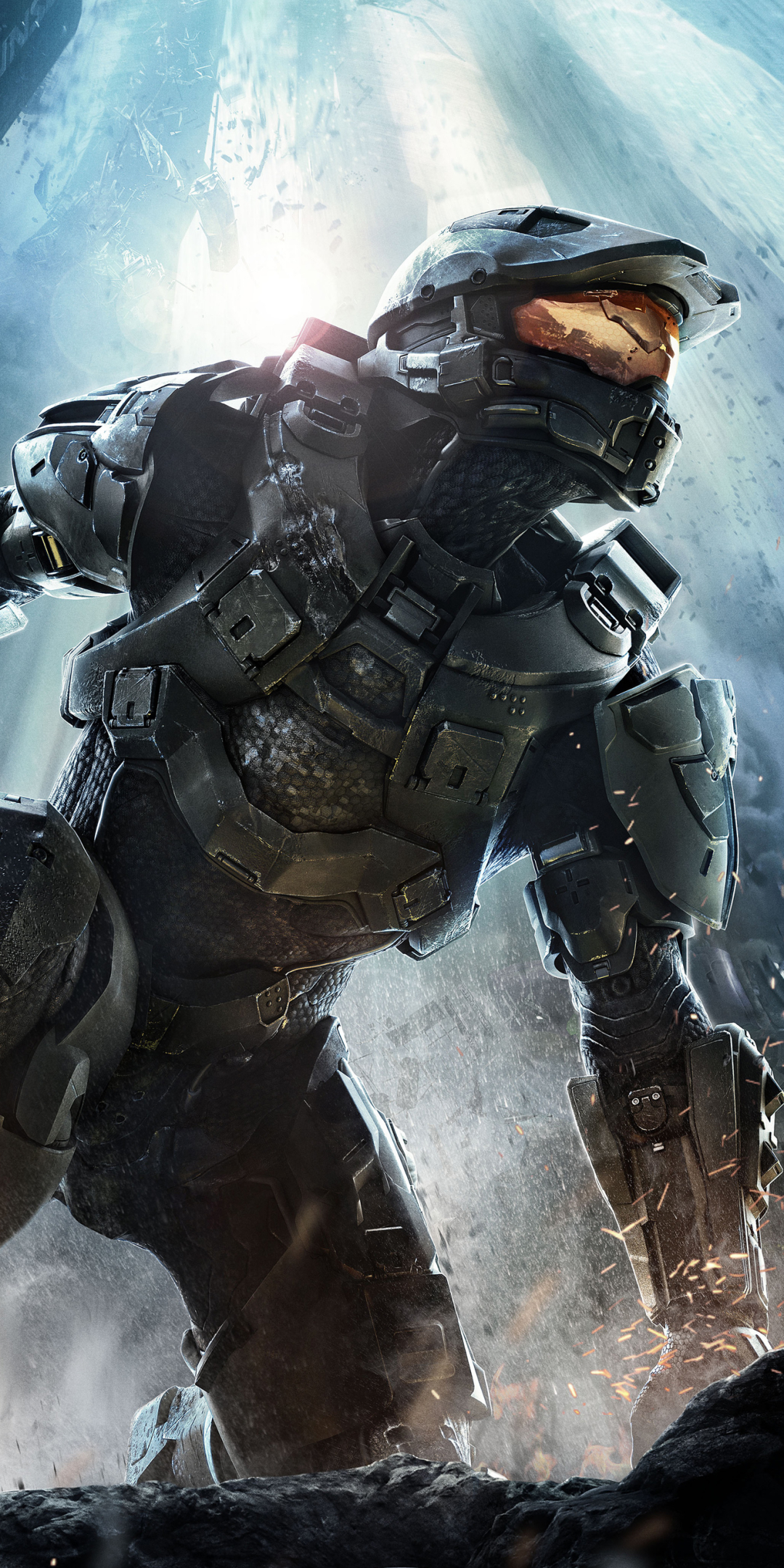 Descarga gratuita de fondo de pantalla para móvil de Aureola, Videojuego, Jefe Principal, Halo 4.