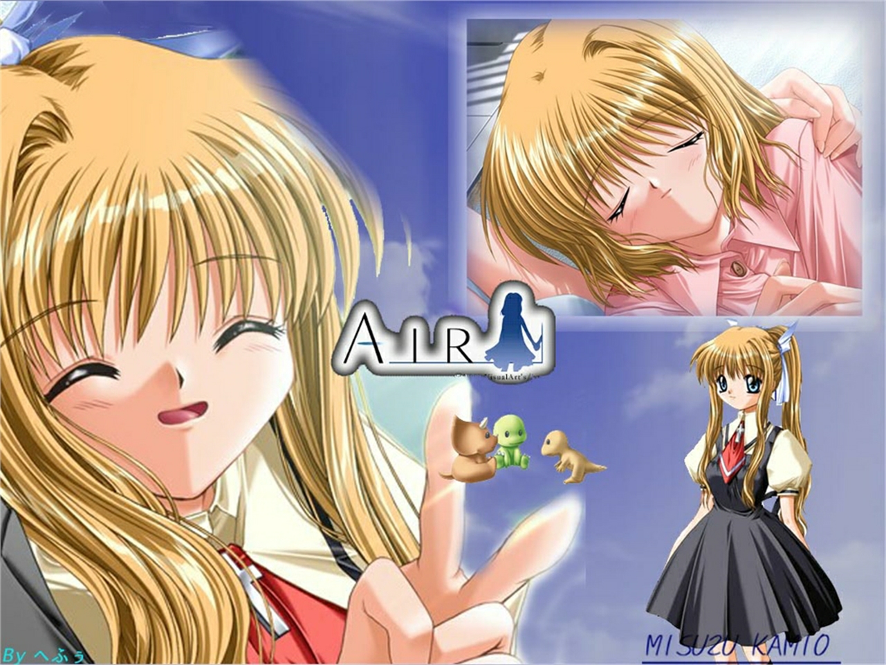 Descarga gratuita de fondo de pantalla para móvil de Aire, Animado, Misuzu Kamio.