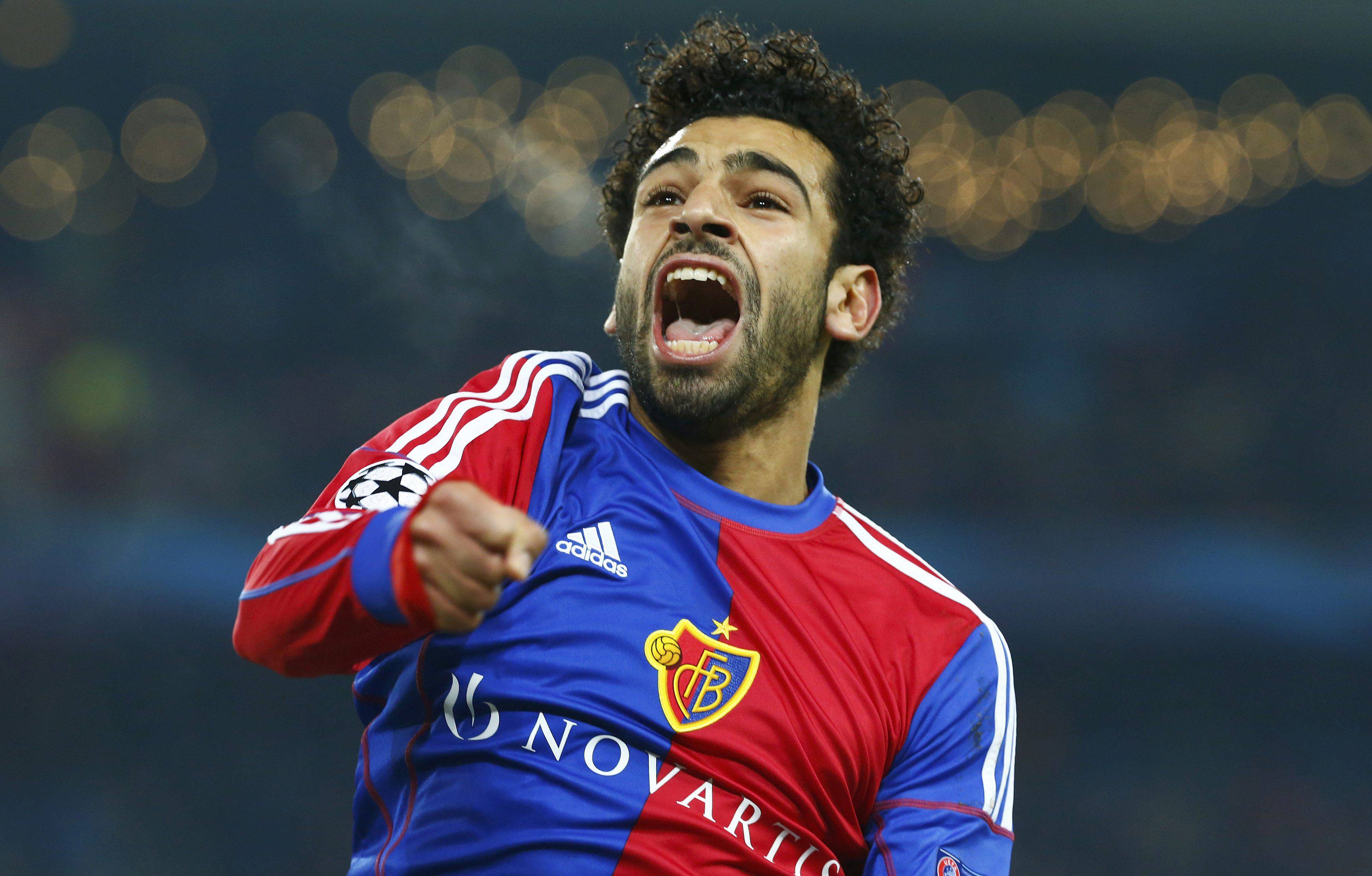 Handy-Wallpaper Sport, Fußball, Mohammed Salah kostenlos herunterladen.