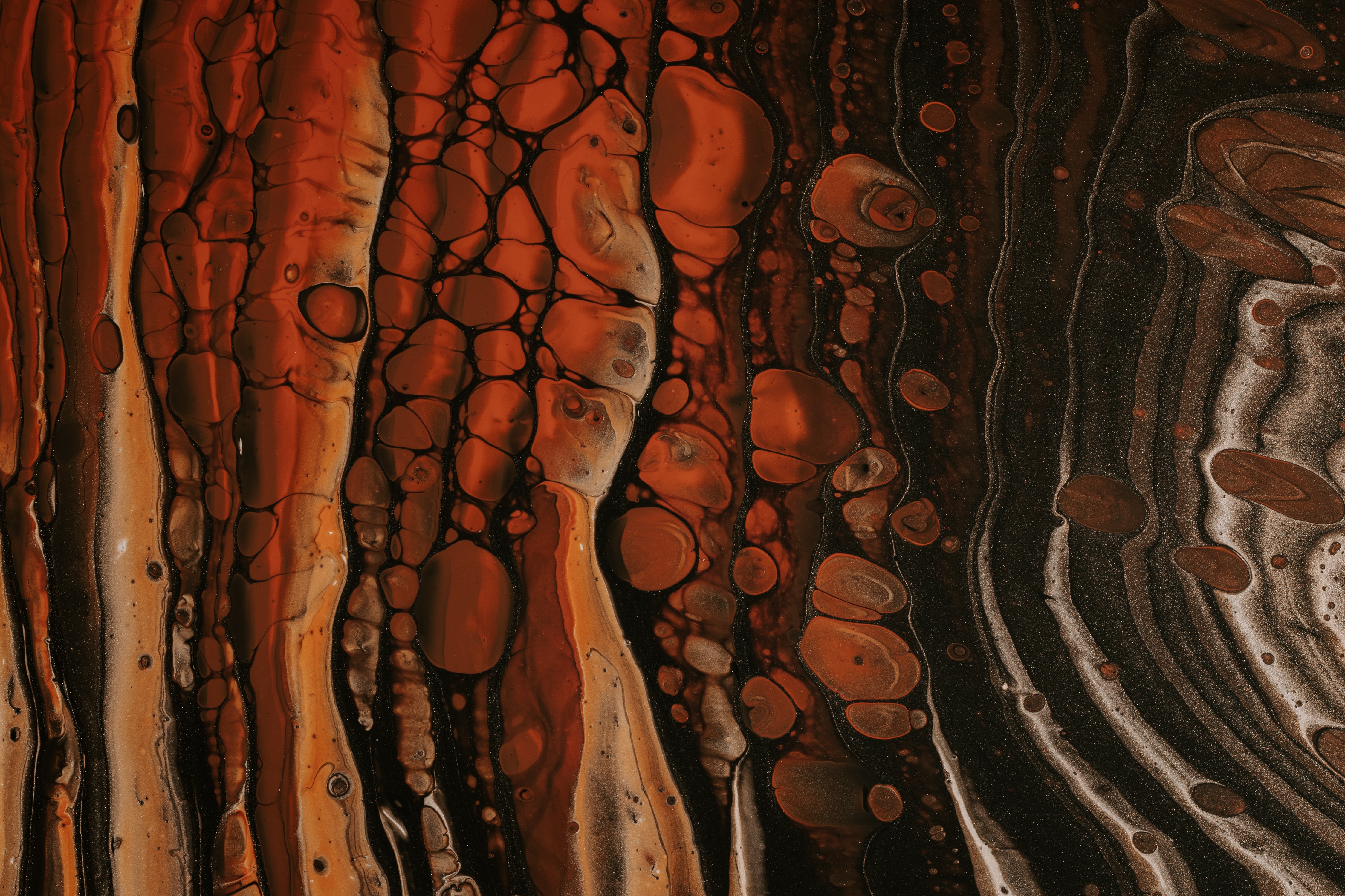 liquid, divorces, abstract, paint, brown 4K Ultra